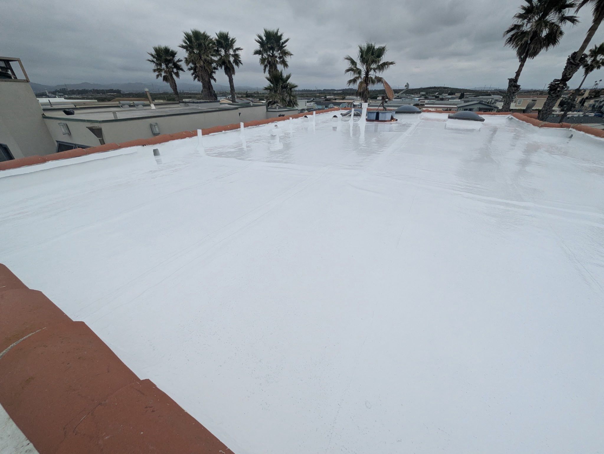 Residential Silicone Coating Project in Oxnard by Hull Brothers Roofing