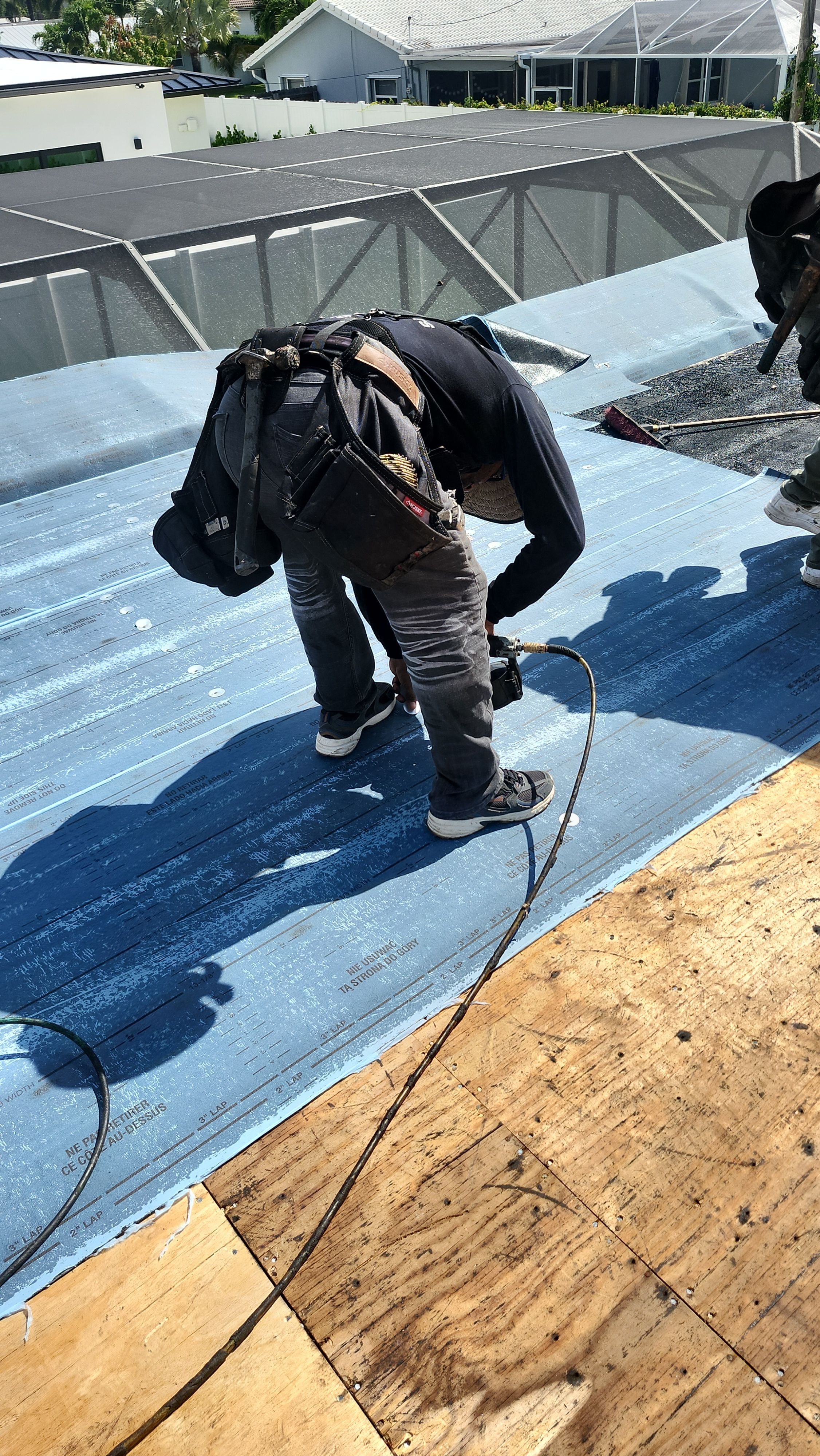 Flat Roof Replacement and Decking Repair in Boca Raton by Aastro Roofing