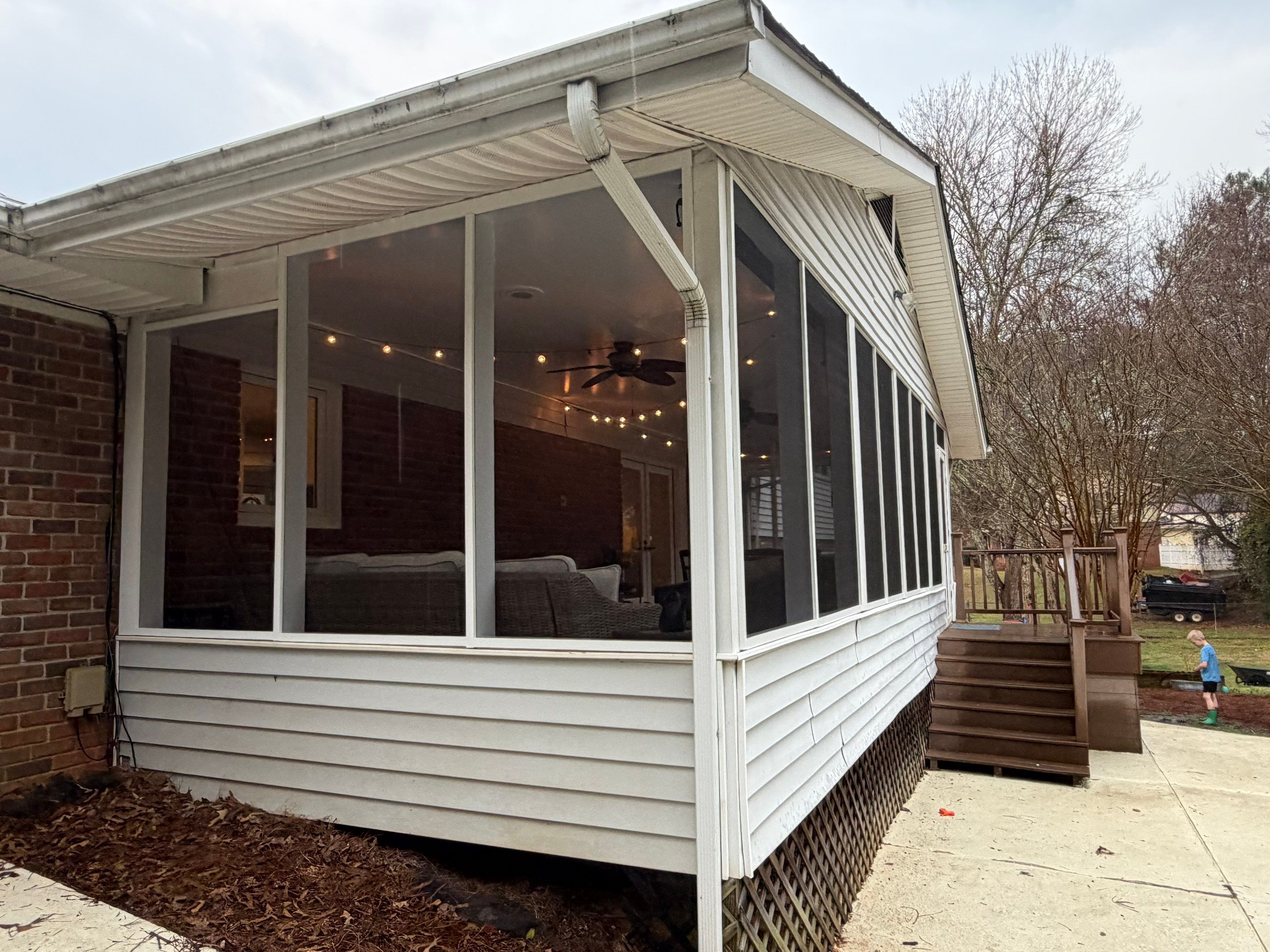 Screen Porch Replacement by Praise God Painting, LLC