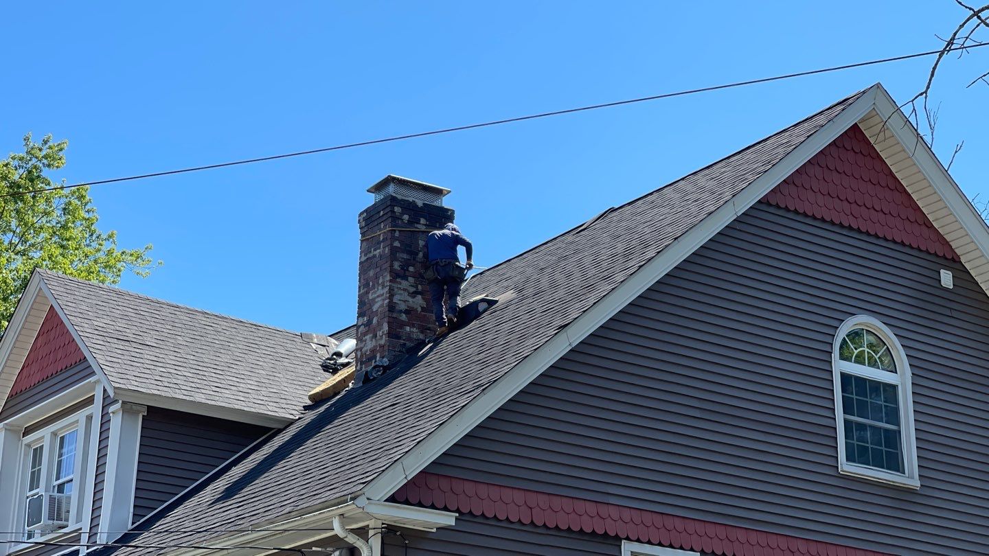Chimney & Valley Leak Repair with New Lead Flashing and Cricket Rebuild by Sensible Home Solutions