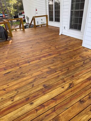 Deck using Wood Sealant