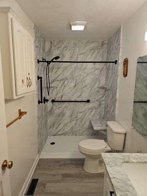 Roll-In Shower