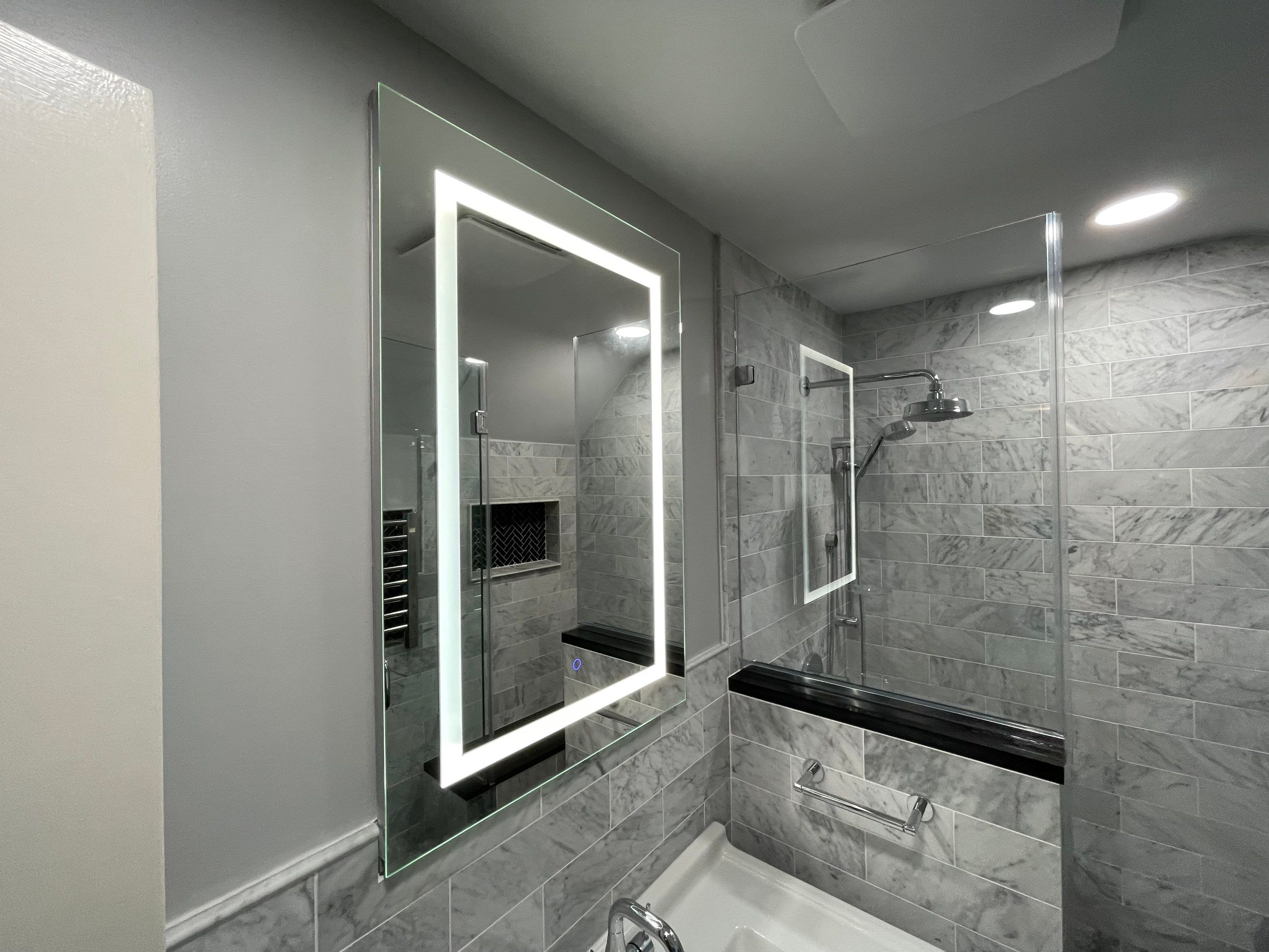 Bathroom Remodel using Tile by Home Concepts Construction