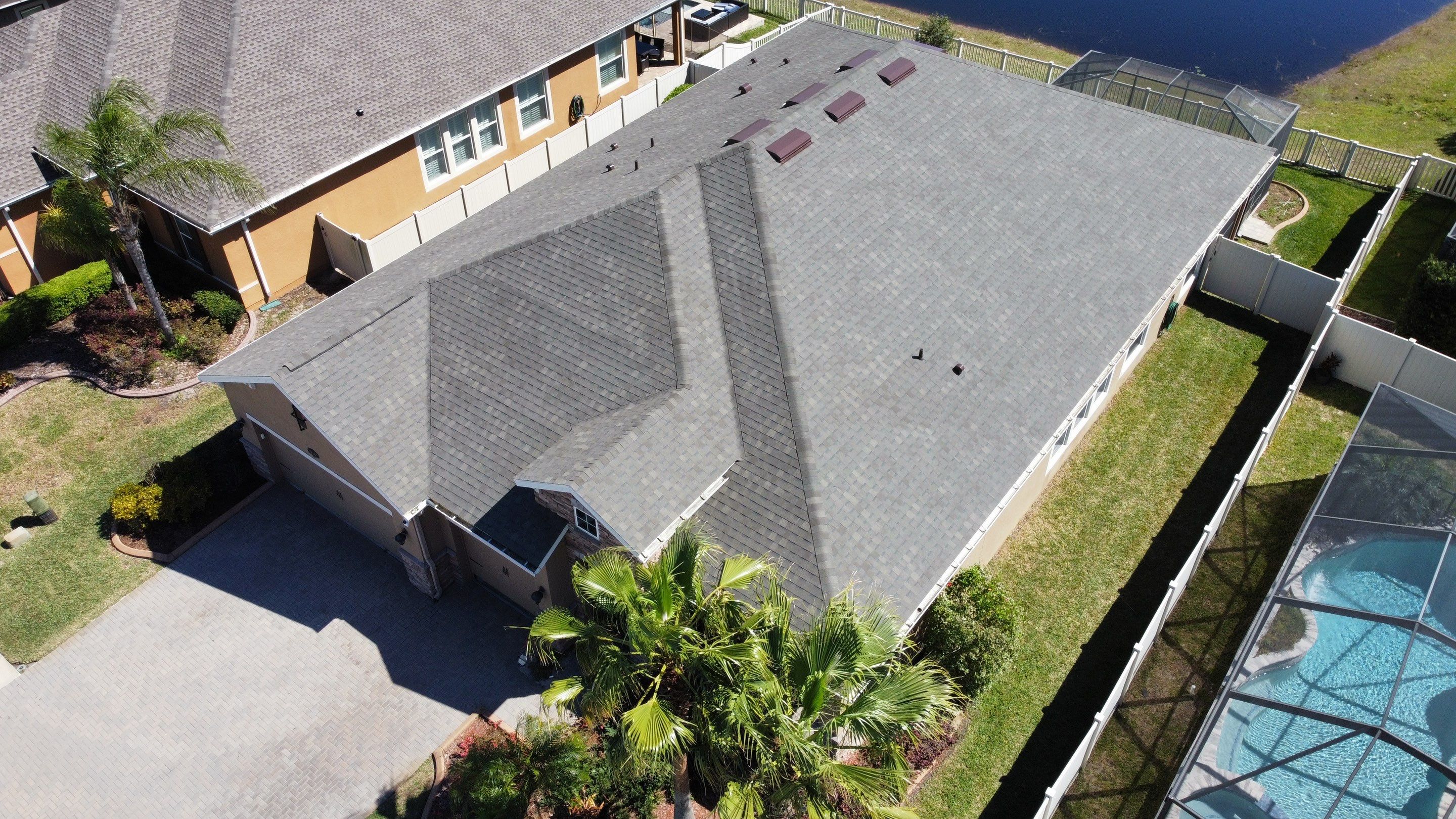 Roof Replacement in Lutz FL. by Steadfast Roofing 