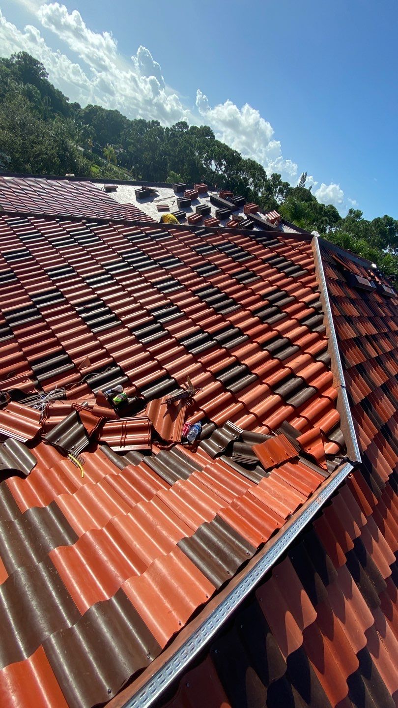 Residential Roofing Installation using Brava Spanish Tile in West Palm Beach by International Roofing
