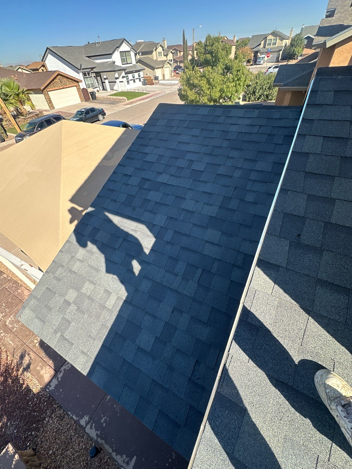 Shingle roof restoration by SPF Services 