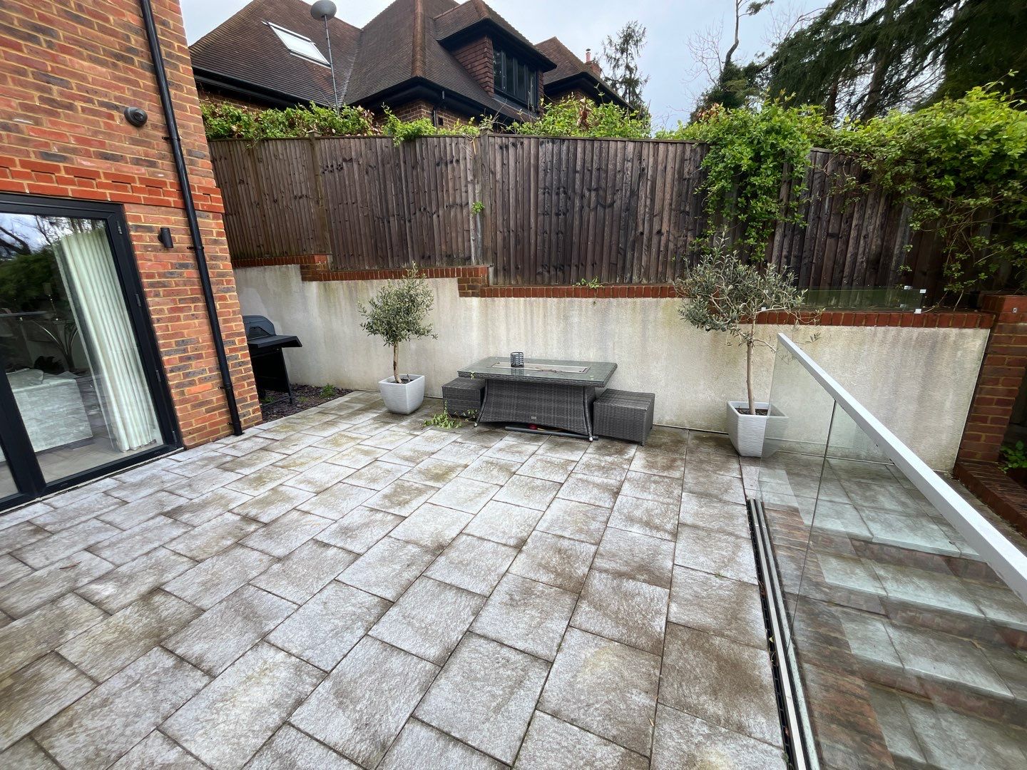 Roof Patio Driveway Clean using Honda 15lpm Low Pressure Washing Machine by Ges Exterior Cleaning ltd