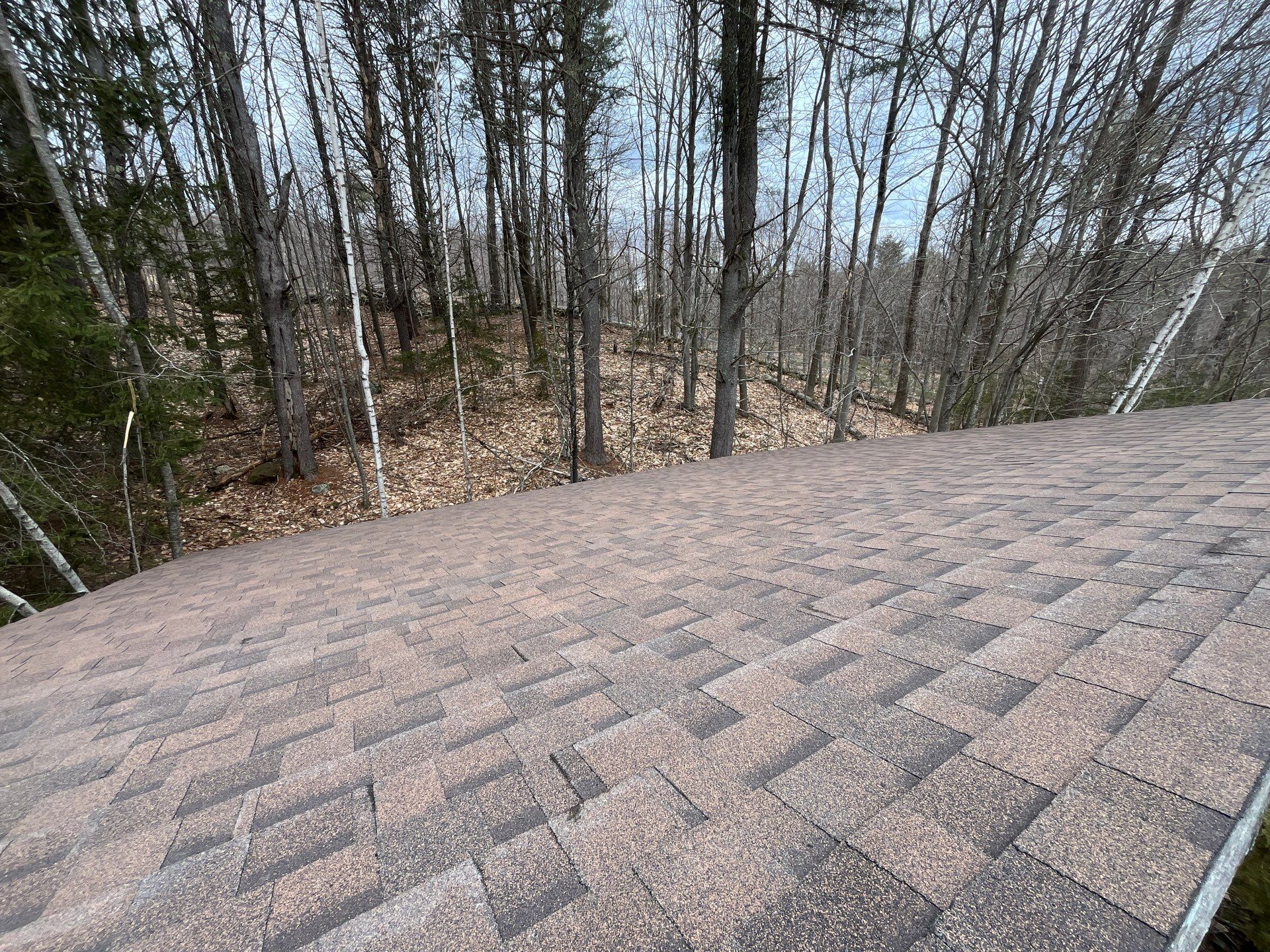 New Asphalt Roof in Alton New Hampshire by Tall pine roofing