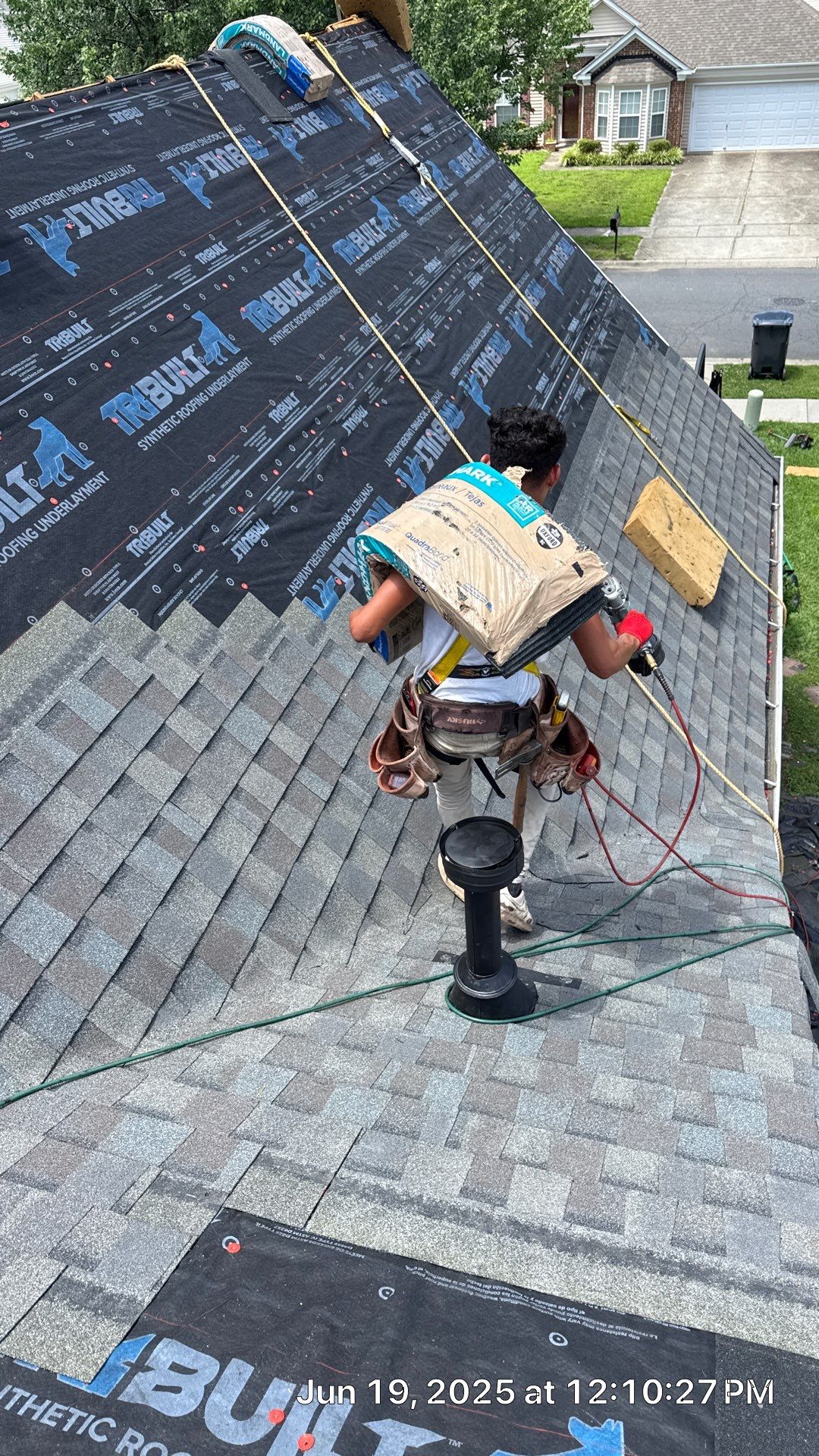 Roof replacement, siding, gutters and interior repair by hail and wind damage by Just Brilliant Restoration JBR