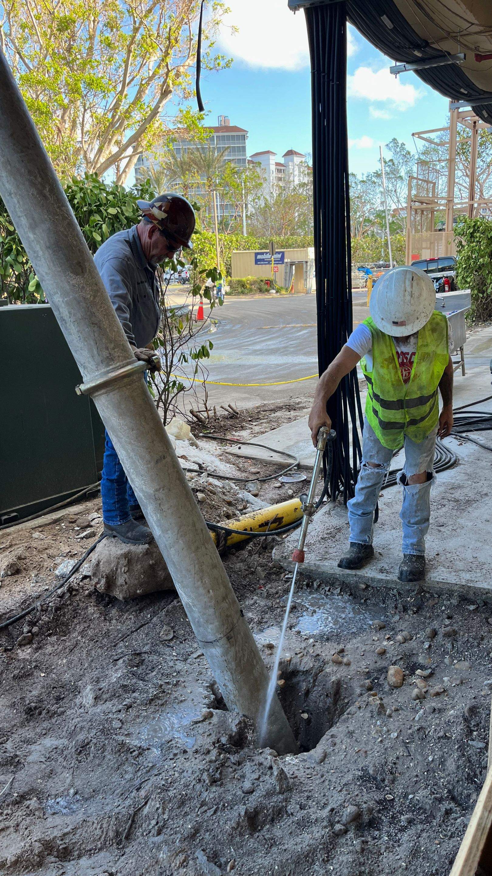 Ritz-Carlton North Service Road Daylighting by Don Mar, Inc. Storm Water Solutions