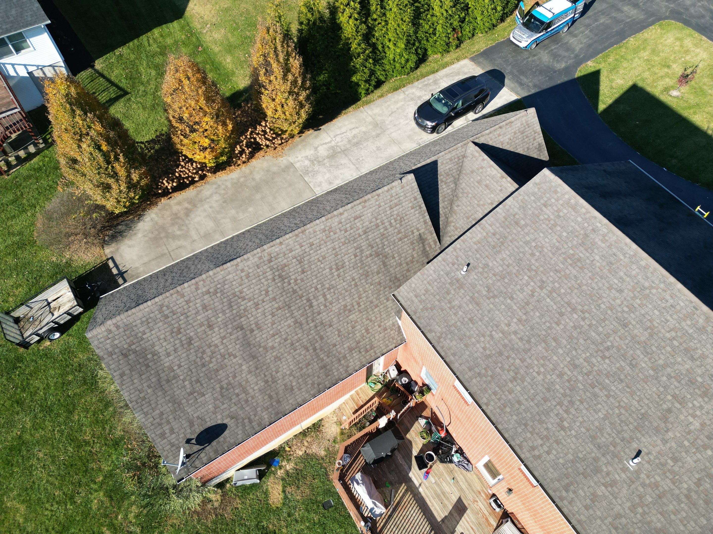 Residential Roofing Installation using Performance Panel Metal - Frost Black by RoofX 