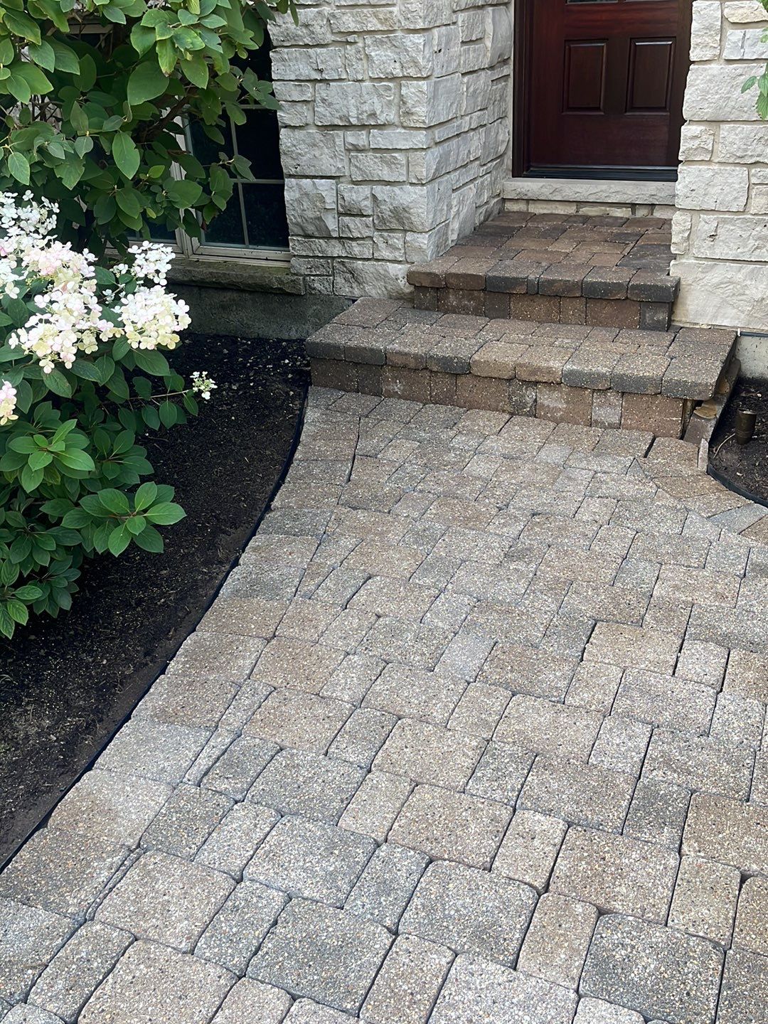 Brick paver clean, sand and seal.  using Surebond SB-1300 by Northern Power Washing LLC.