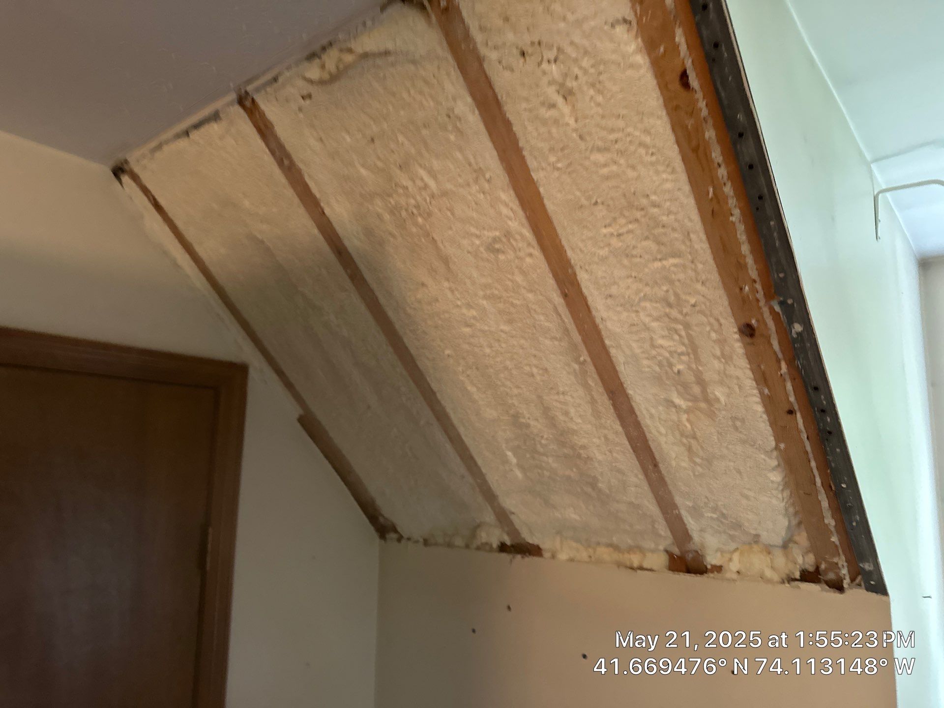 Attic Insulation using Closed Cell Spray Foam by NYS Foam & Energy