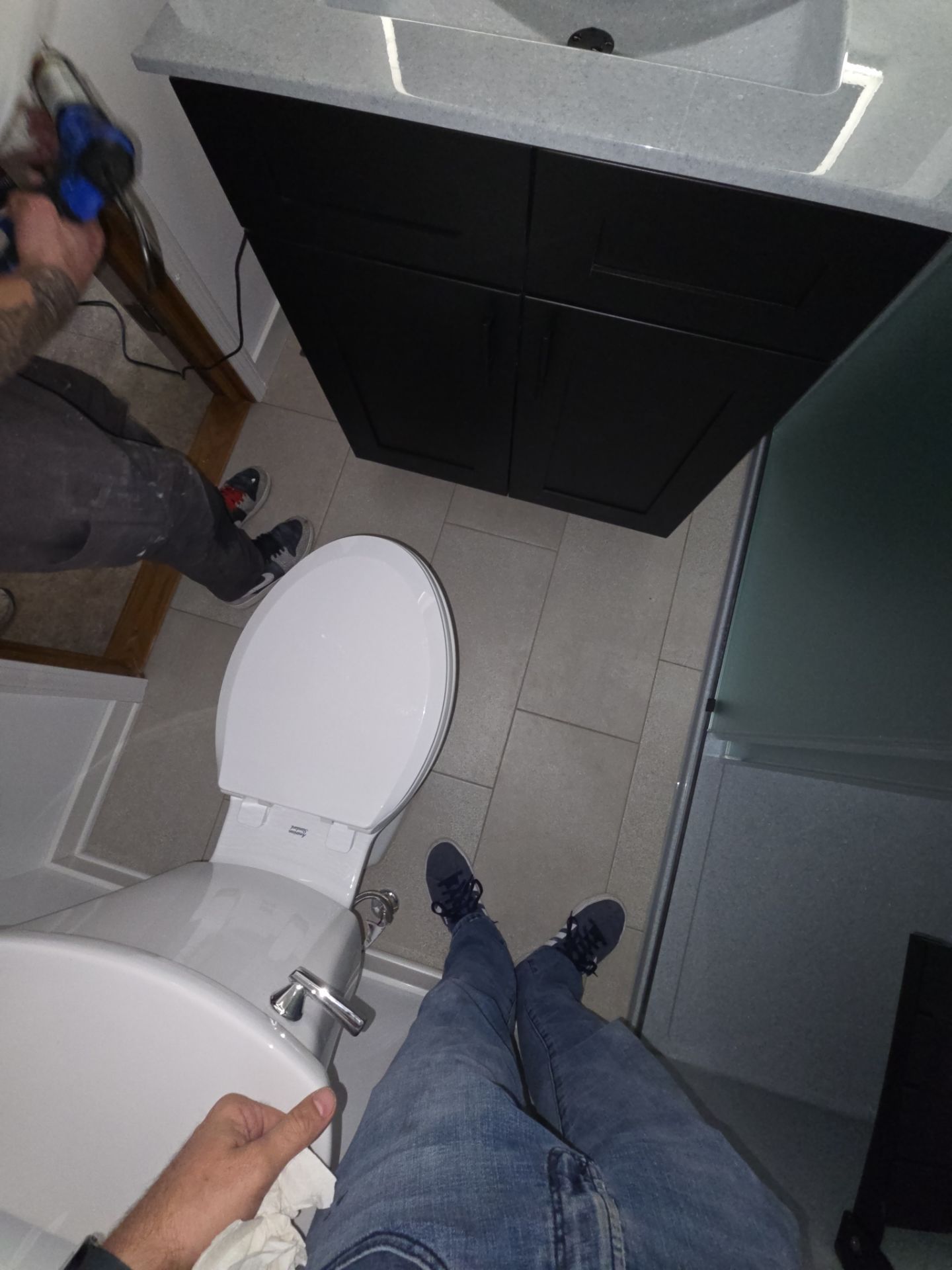 Small bathroom remodel with class! by The Shower Company