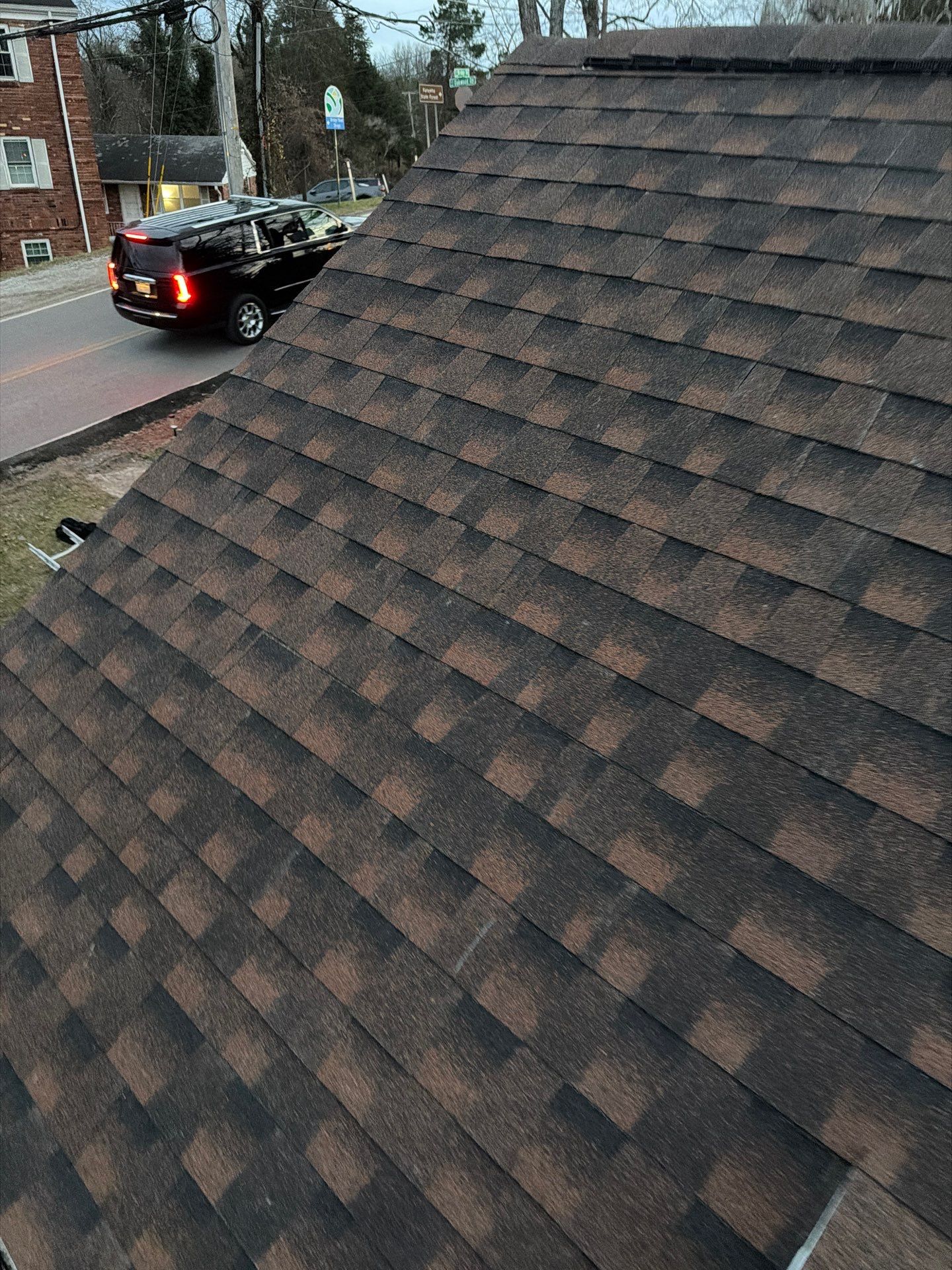 Residential Roofing Installation using GAF TImberline HDZ Hickory by Rainstoppers Roofing