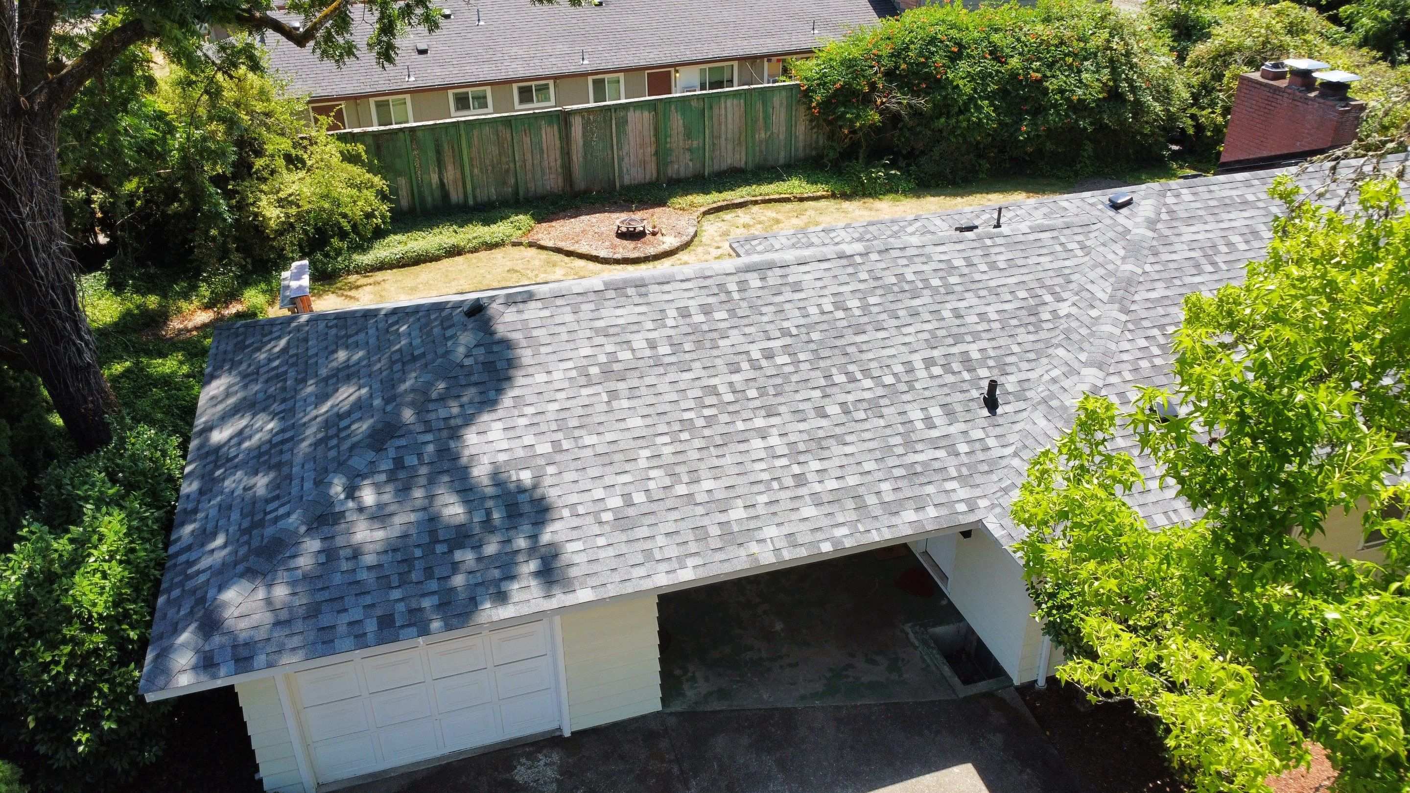 Residential Roofing Installation using IKO Dynasty (Color: Summit Grey) by Orezona Building & Roofing Company, Inc.