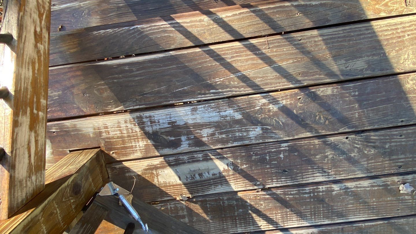 Weathered Deck using Wood Sealant by DuraSeal
