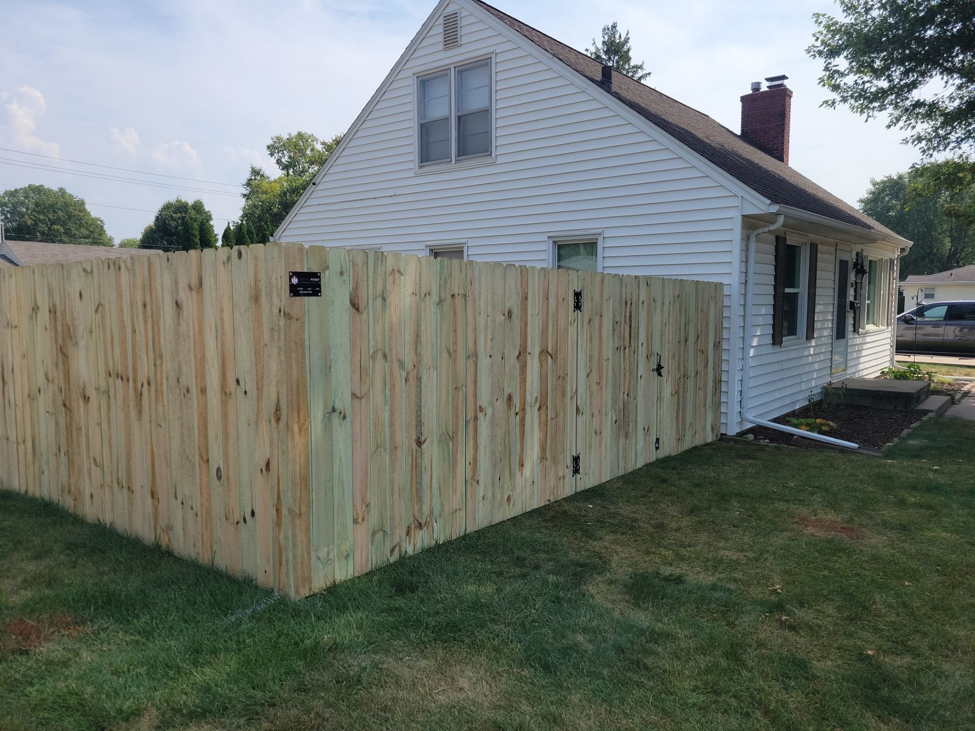 Project in Cedar Falls by Perfect Picket Fence and Stain