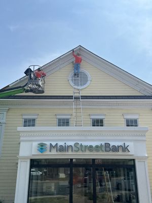 Commercial Exterior Painting Services for Mainstreet Bank in Leesburg, VA