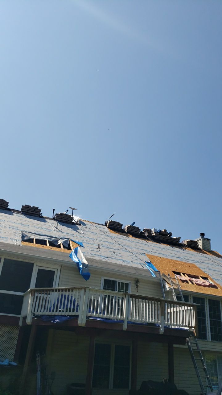 Midland Roof- Certainteed Landmark Pro Max Def Red Oak Designer Shingles by RM Banning, Inc.