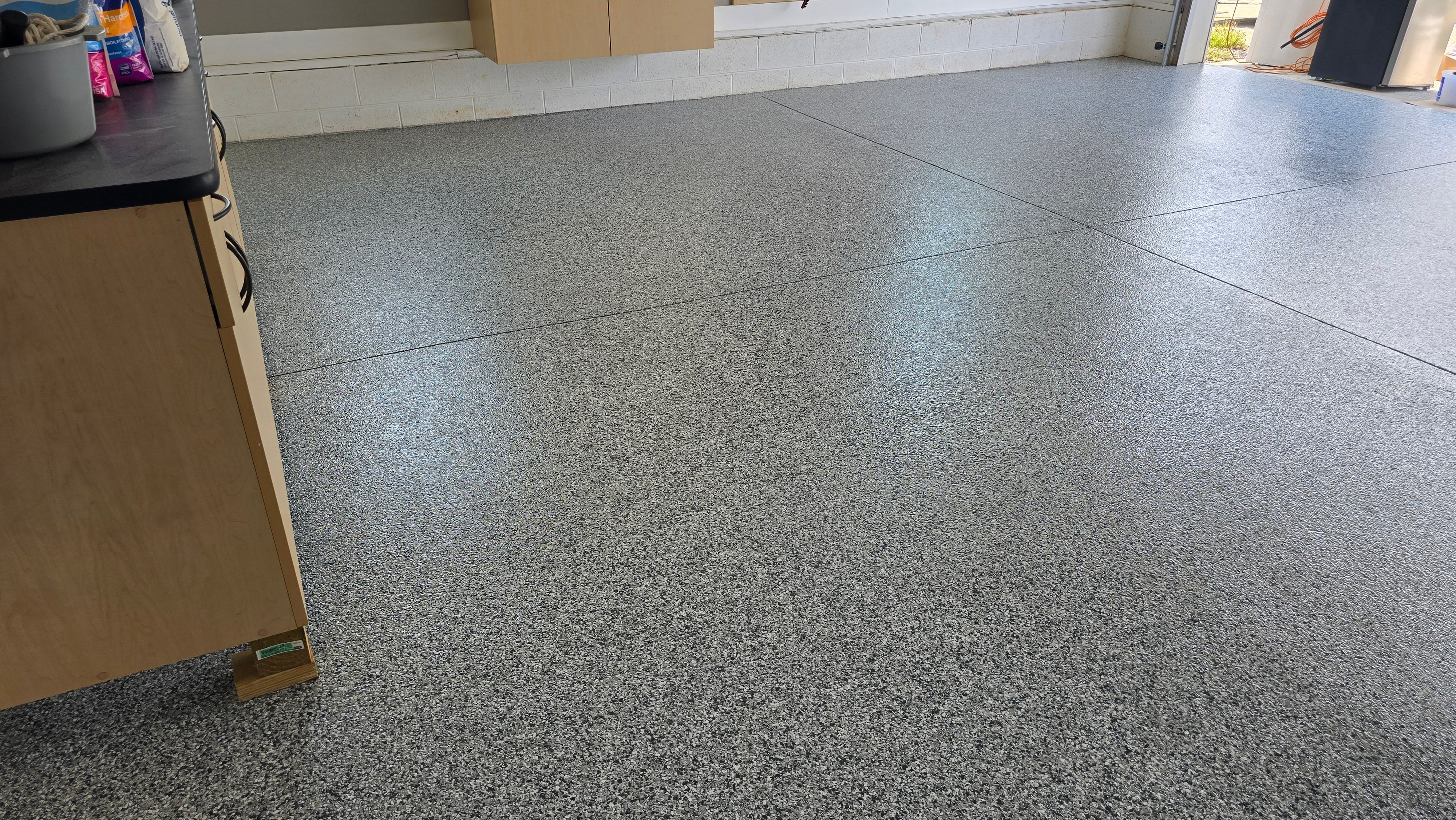 Garage Using Gravel by Elite Floor Solutions