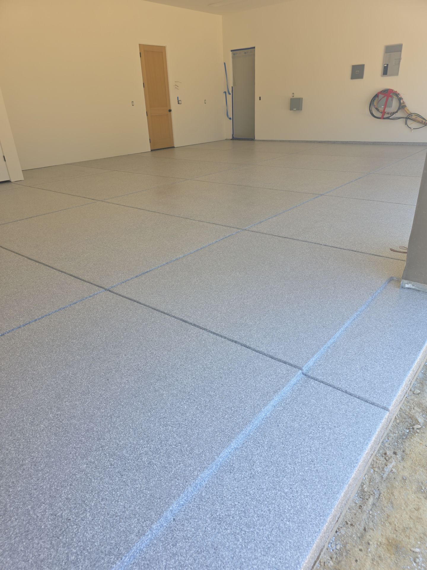 Multi-Bay Garage Polyurea Floor Coating in San Luis Obispo by MGP Coatings