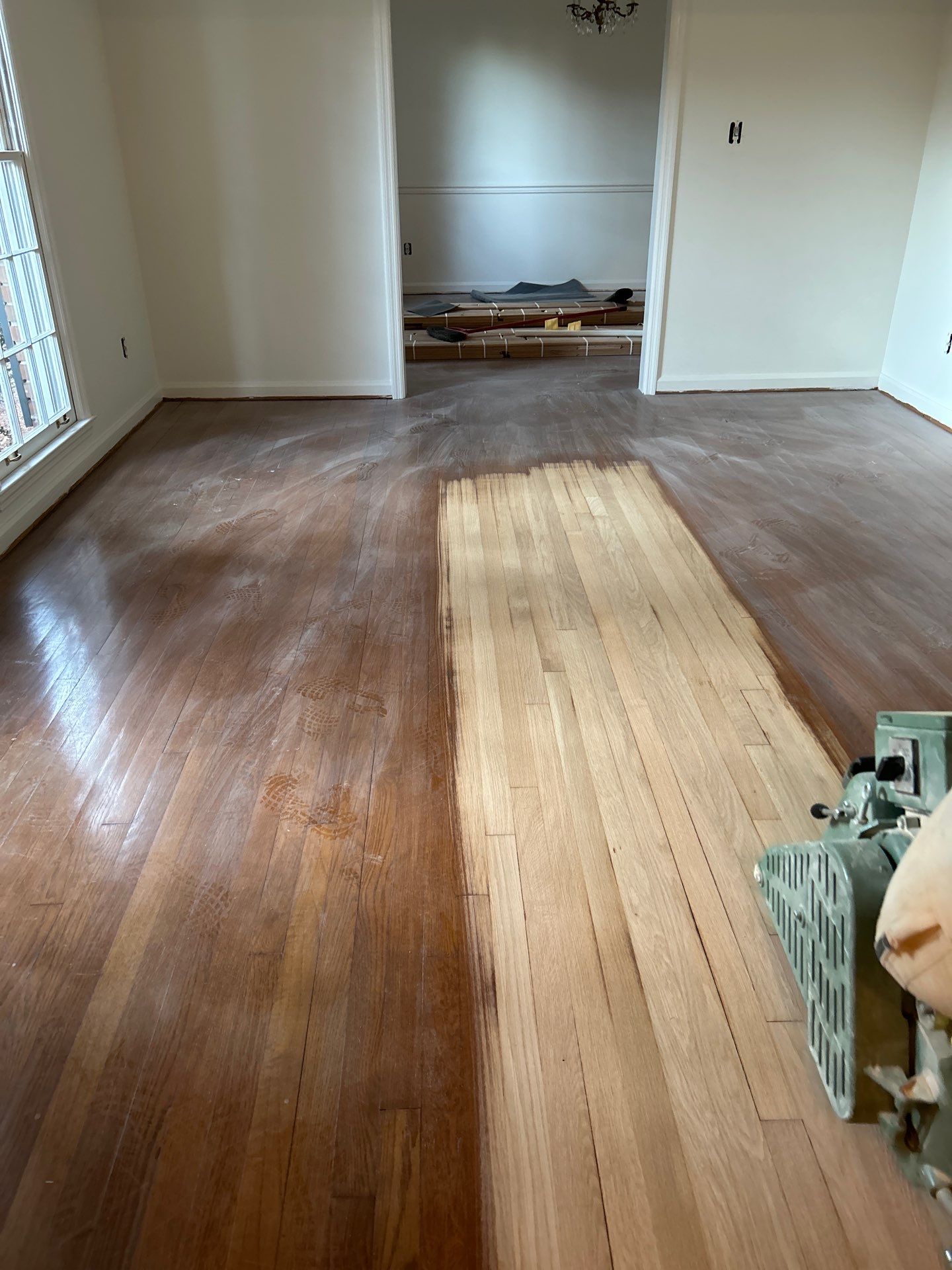Oak refinish by Footprints Floors of East Atlanta
