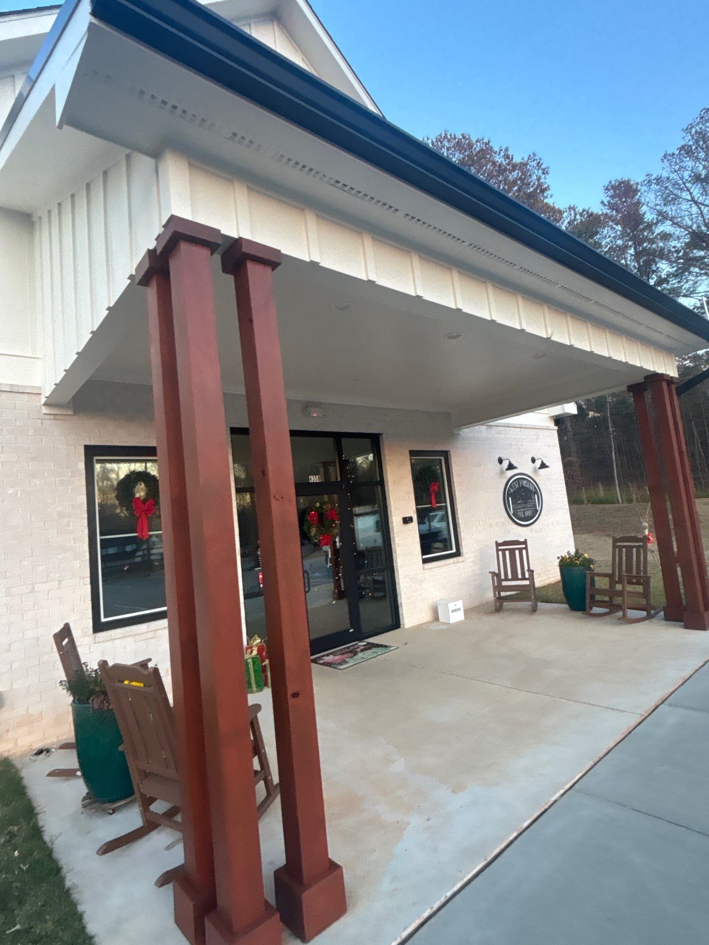 Exterior Remodel for West Forsyth Animal Hospital  by Five Star Painting