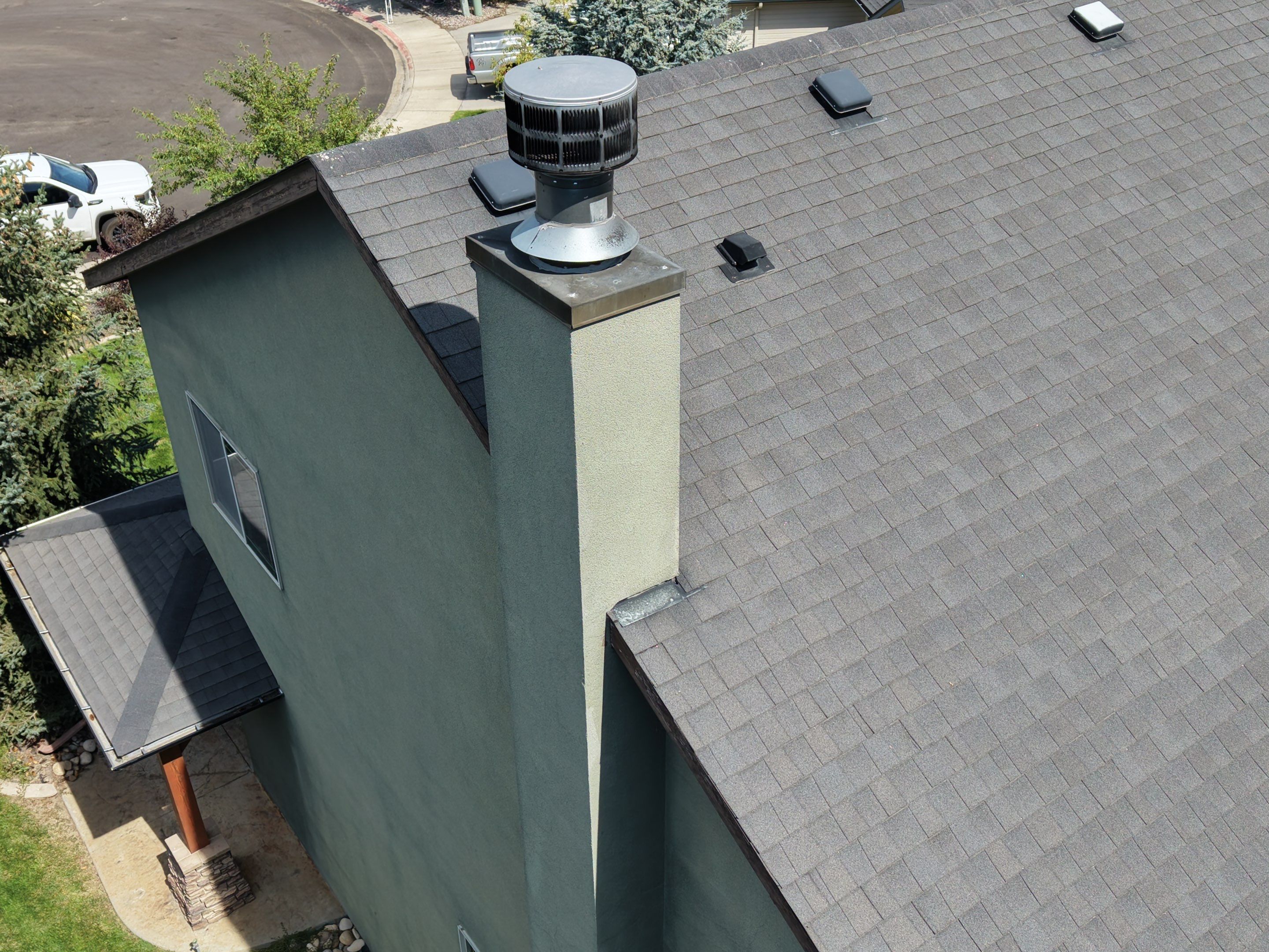 Residential Roof Replacement for Two-Story Stucco Home in Star by Olive Roofing