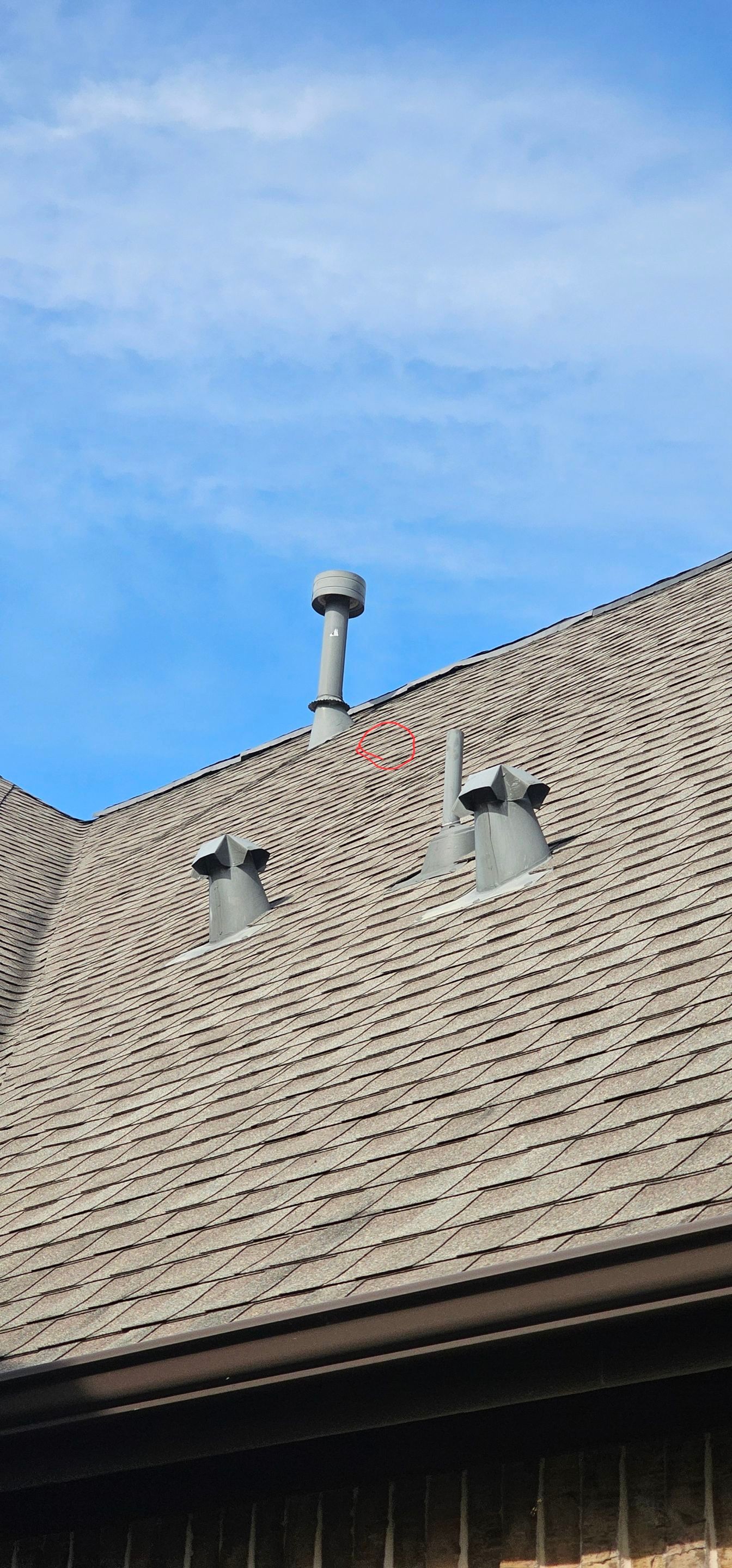 Hail Damage using Owen's Corning Duration (Lifetime) Shingles by Roof Repair Company