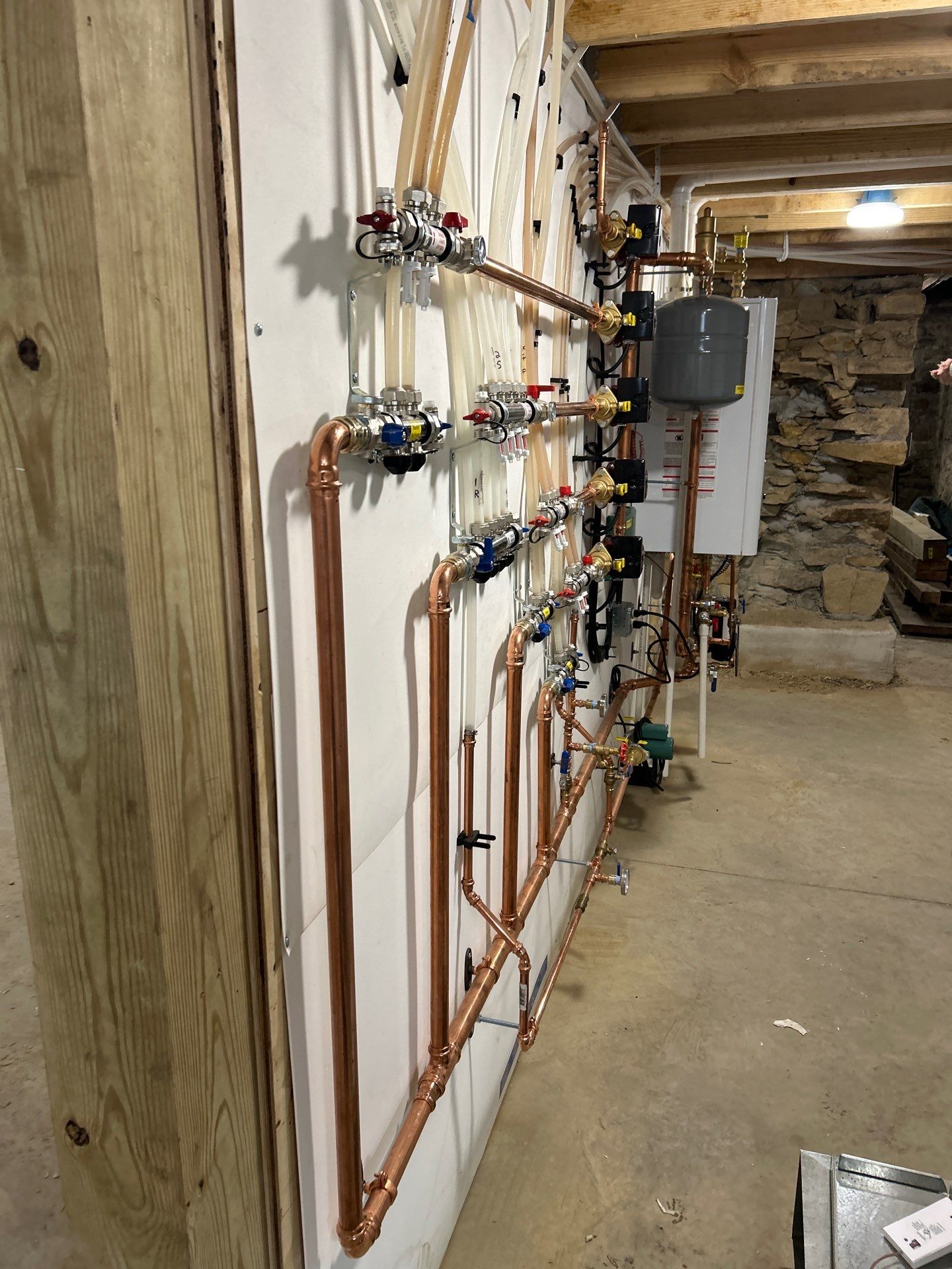 All new equipment for whole home remodel  by Fisher Plumbing