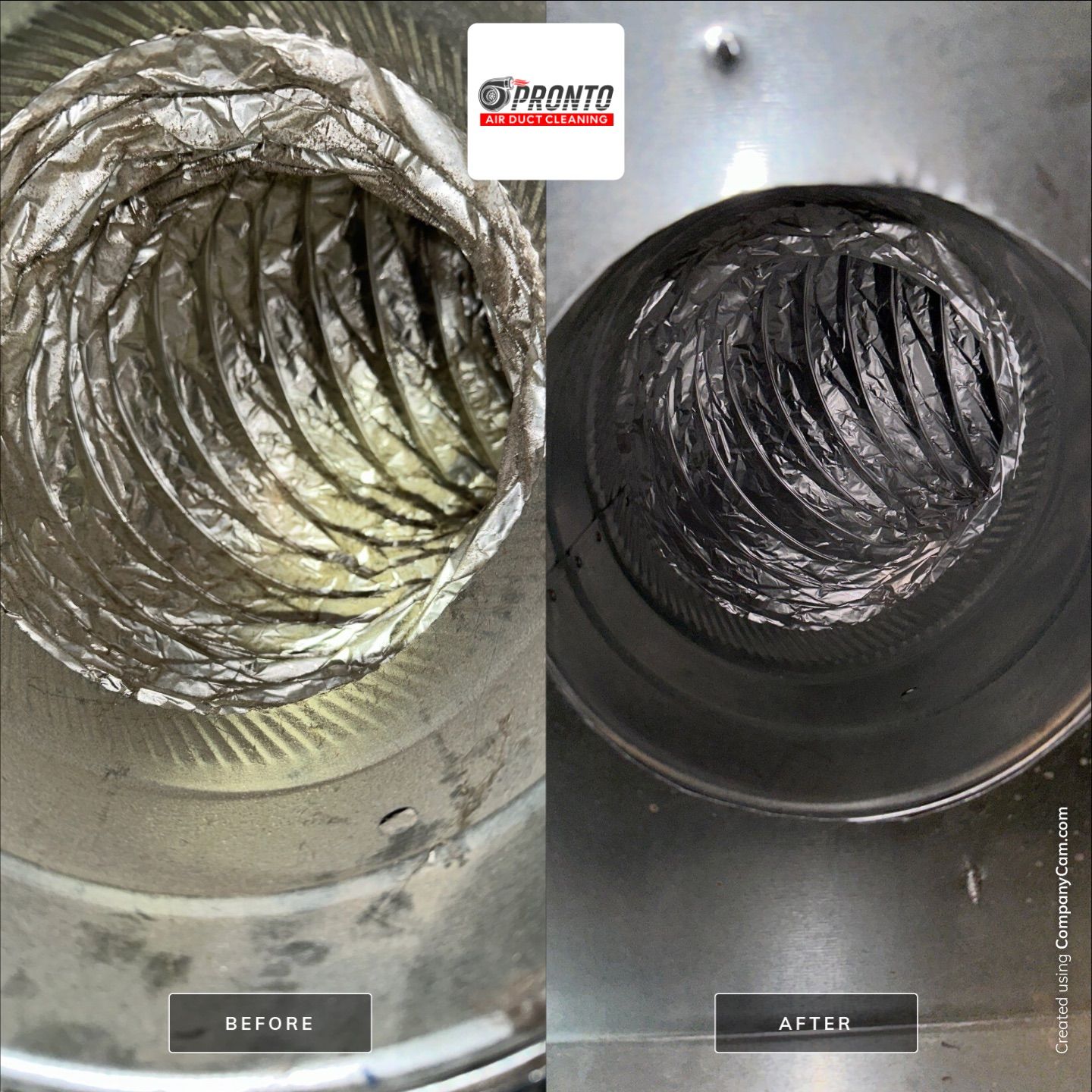 Air duct cleaning using Hypervac by Pronto Air Duct Cleaning