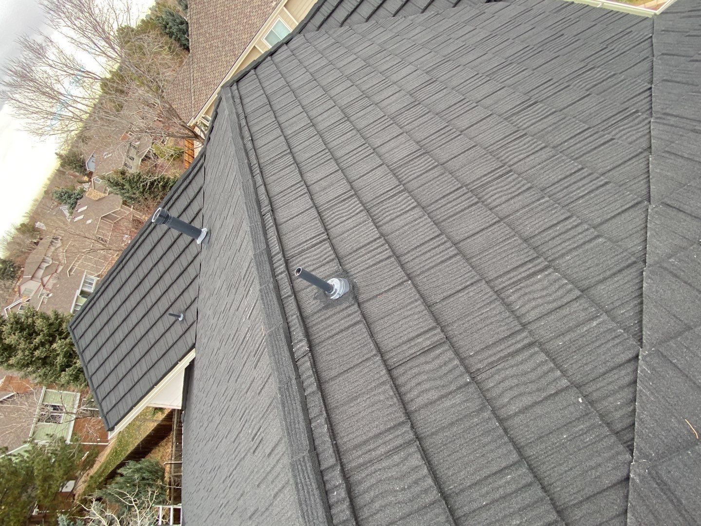 Residential Roofing Installation using Decra Shake - Charcoal by A to Z Roofing