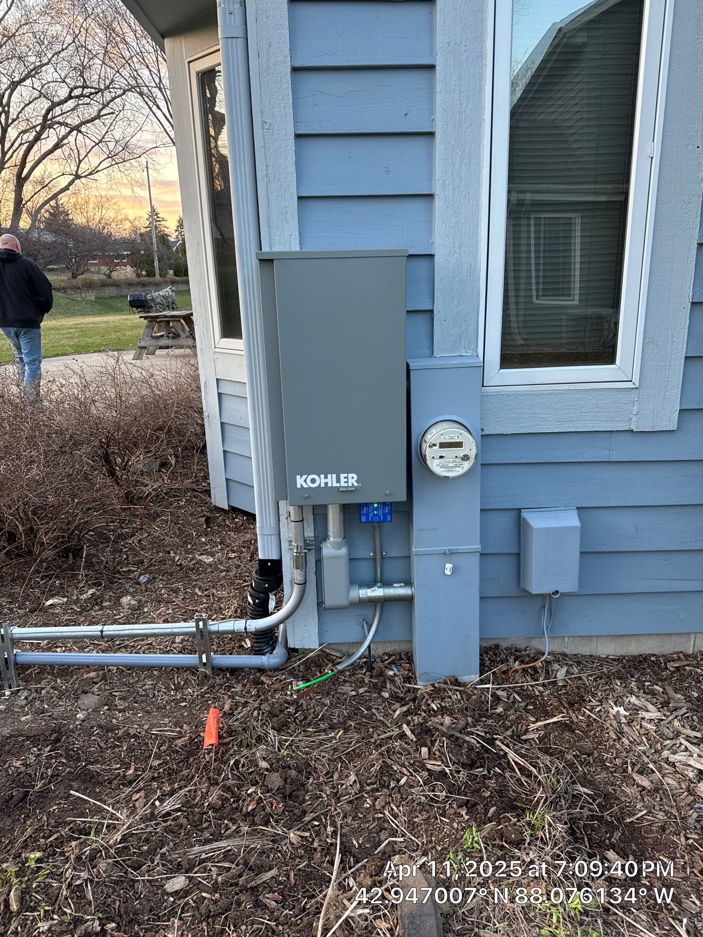 Kohler 26 kW Generator & 200 A Whole‑House Transfer Switch Installation – New Berlin, WI by GSHA Services LTD