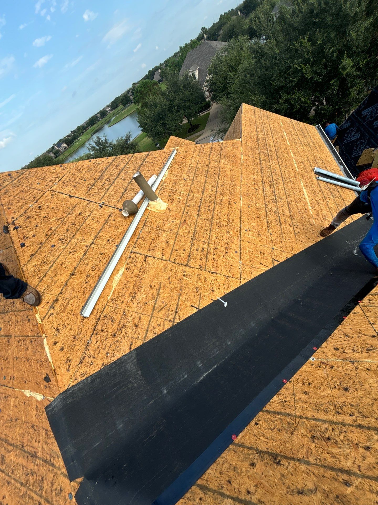 Residential Roofing Installation using Owen's Corning Duration (Lifetime) Shingles by Roof Repair Company