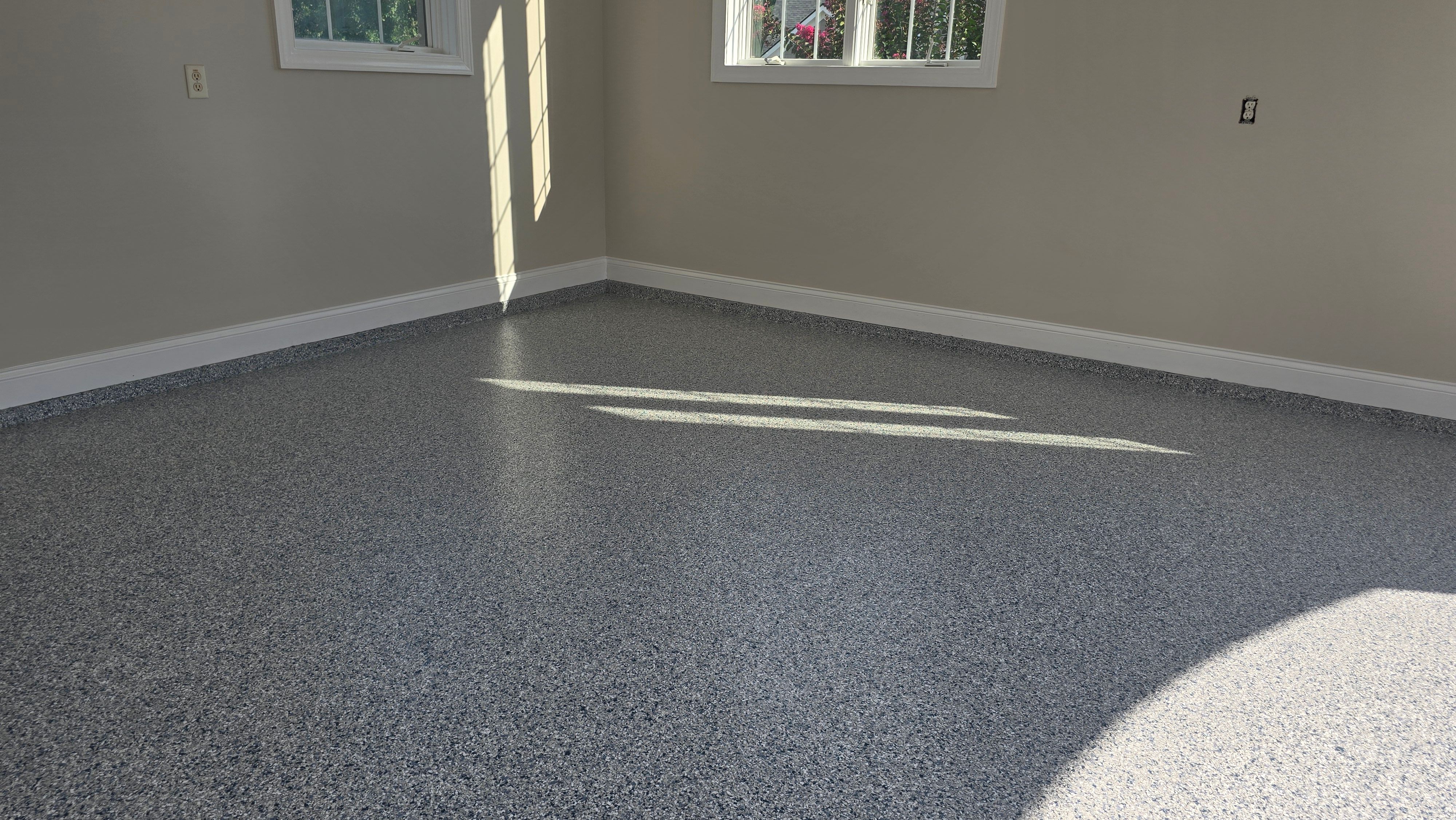 Garage using Tidal Wave by Elite Floor Solutions