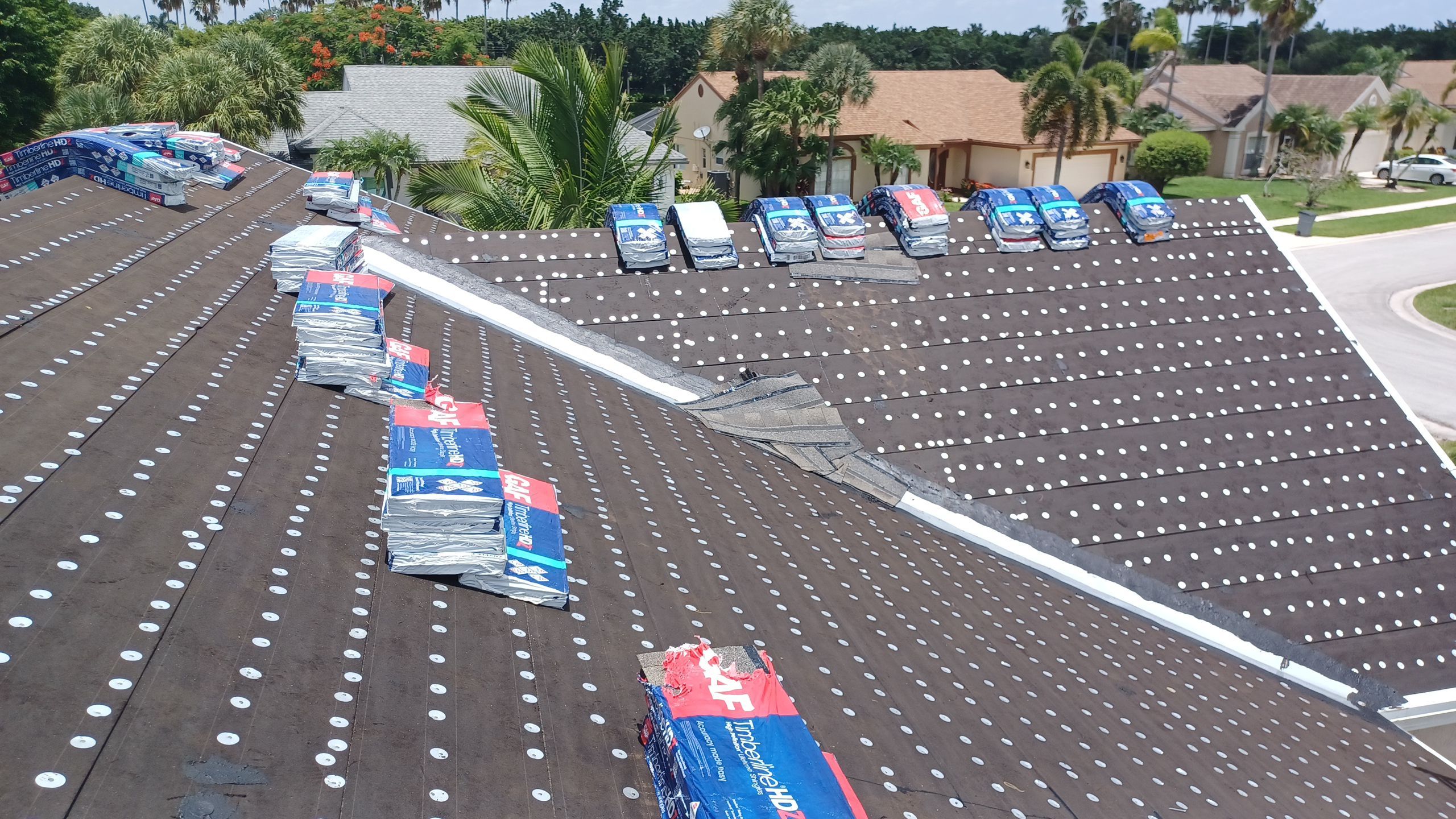 Residential Roofing Installation using GAF by BLUES BROTHERS ROOFING