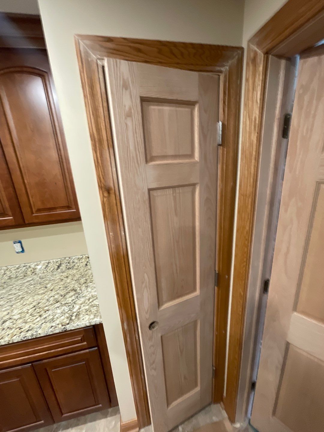 Door Staining using Minwax Stain by Callaway Contracting LLC
