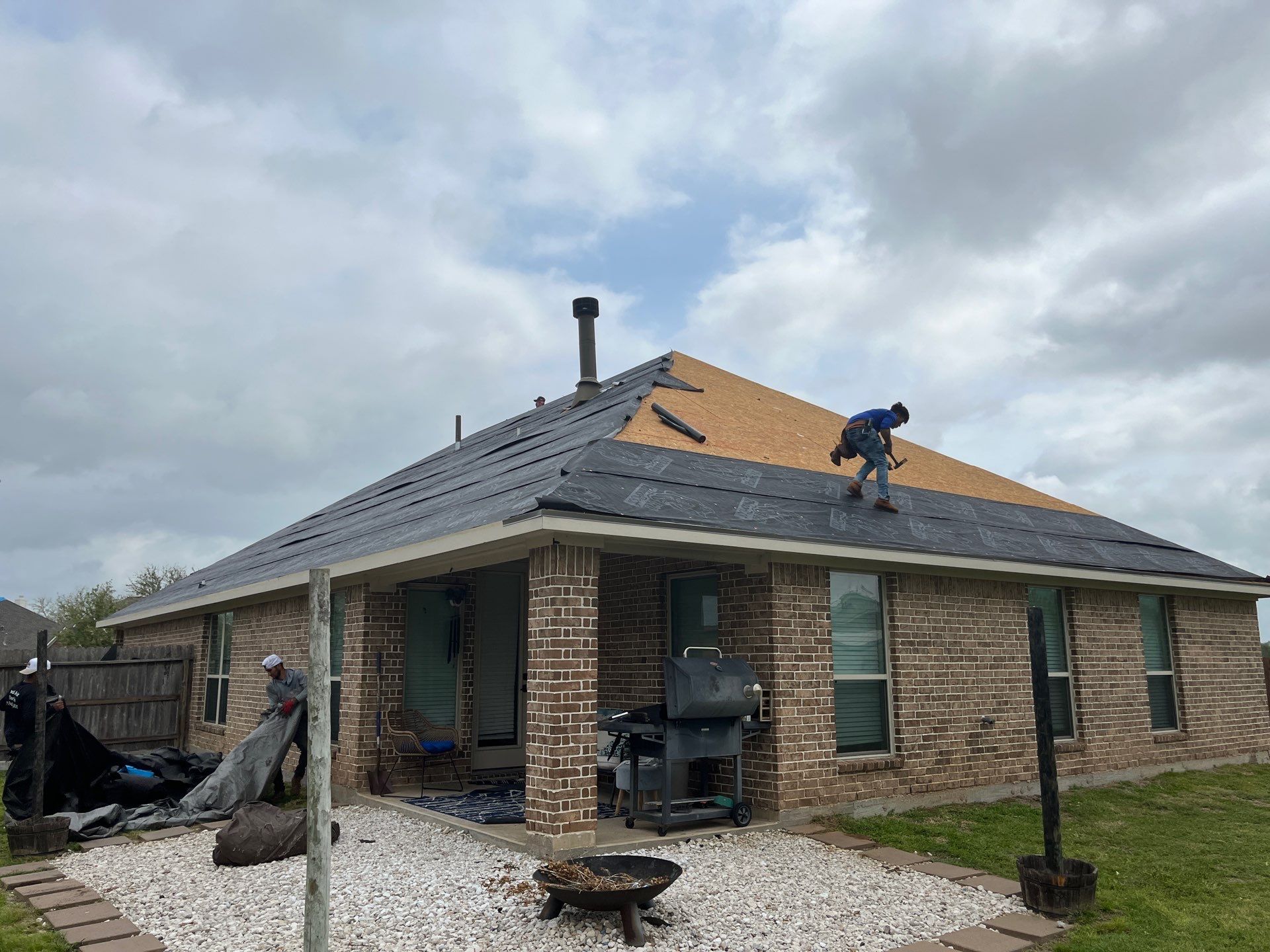 Hail Damage using Owen's Corning Duration (Lifetime) Shingles by Roof Repair Services LLC