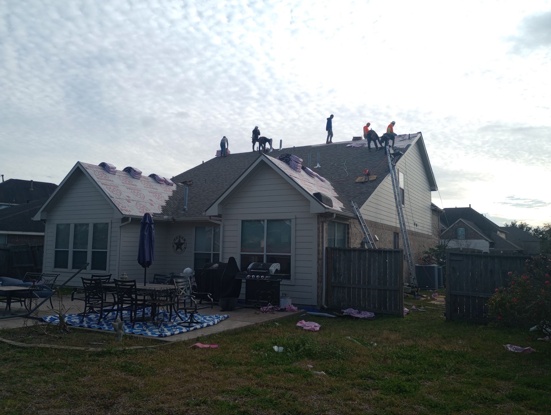 Residential Roofing Installation using Owen's Corning Duration (Lifetime) Shingles by Roof Repair Company
