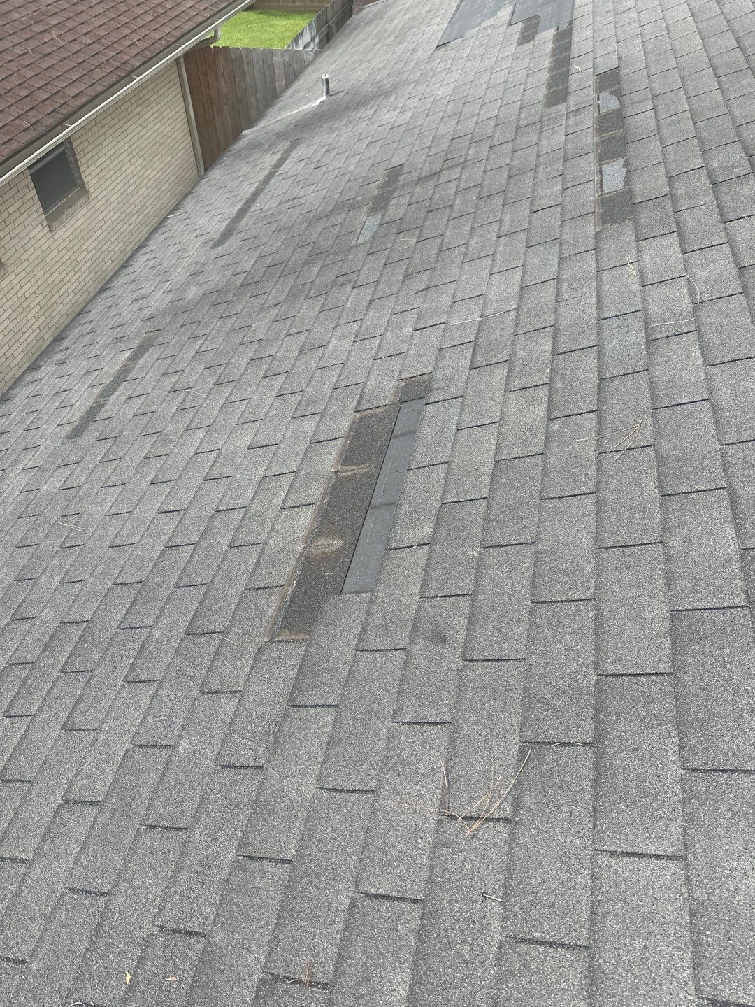 Hail Damage using Owen's Corning Duration (Lifetime) Shingles by Roof Repair Company
