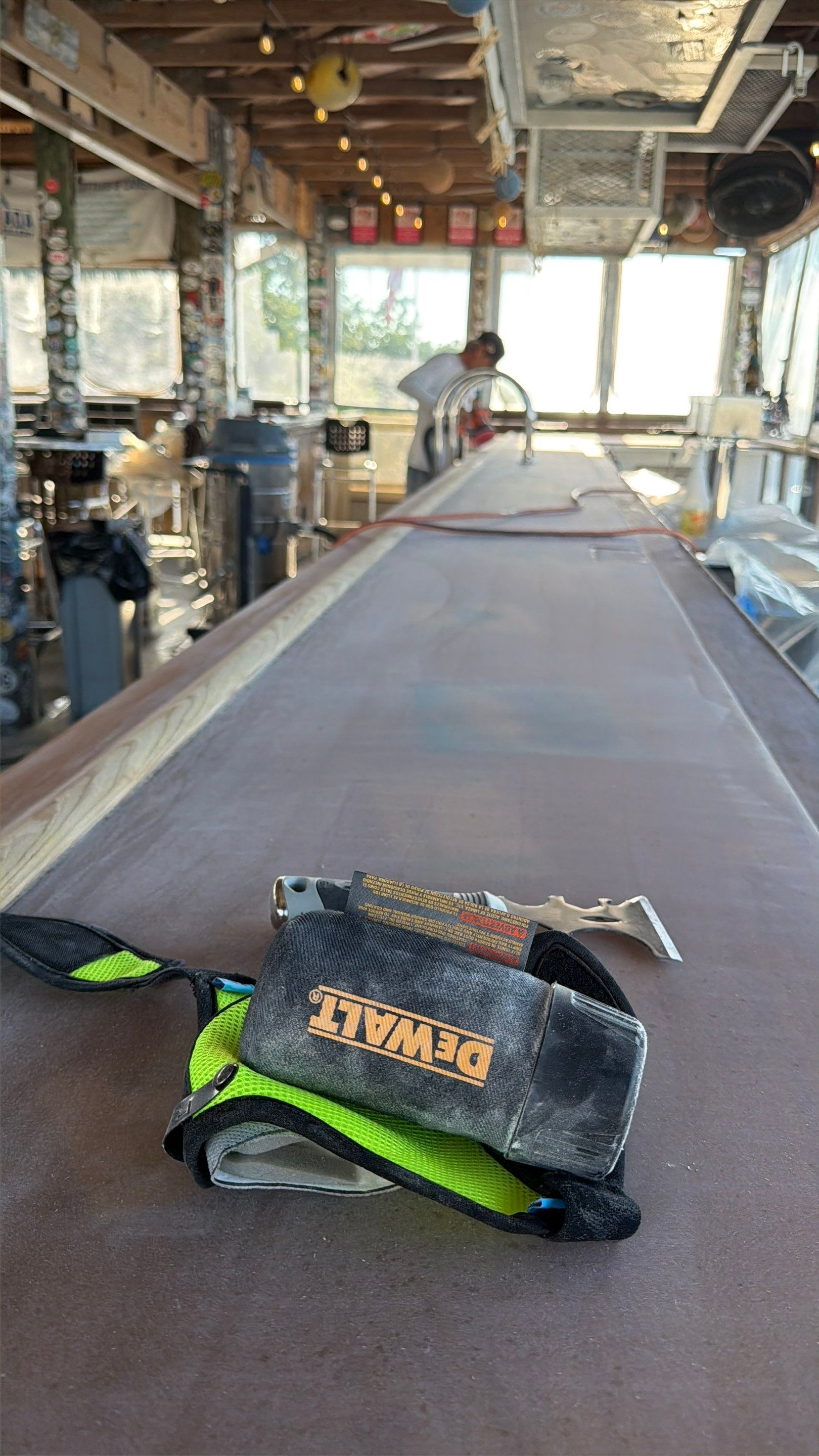 LOCAL FAMOUS FL KEYS BAR REFINISH by Tropical Epoxy Coatings & Creations LLC 