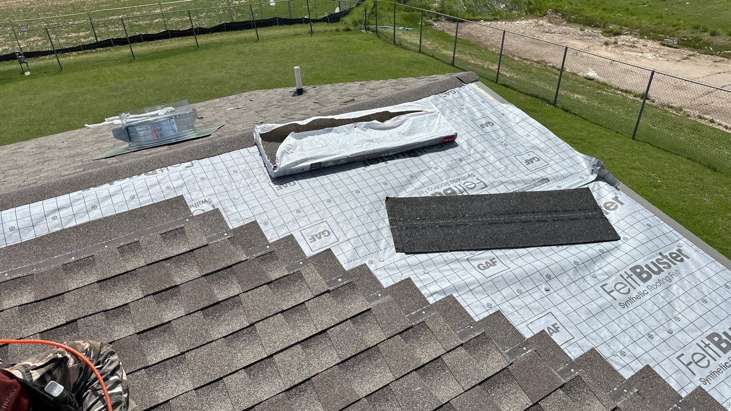 Class 4 Roof Replacement and Decking brought up to Code by BANA Roofing and Solar Supply