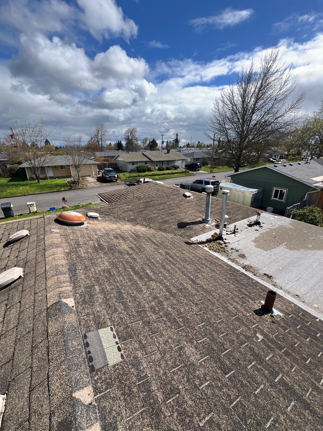 Residential Roofing Installation using IKO Dynasty (Color: Driftshake) by Orezona Building & Roofing Company, Inc.