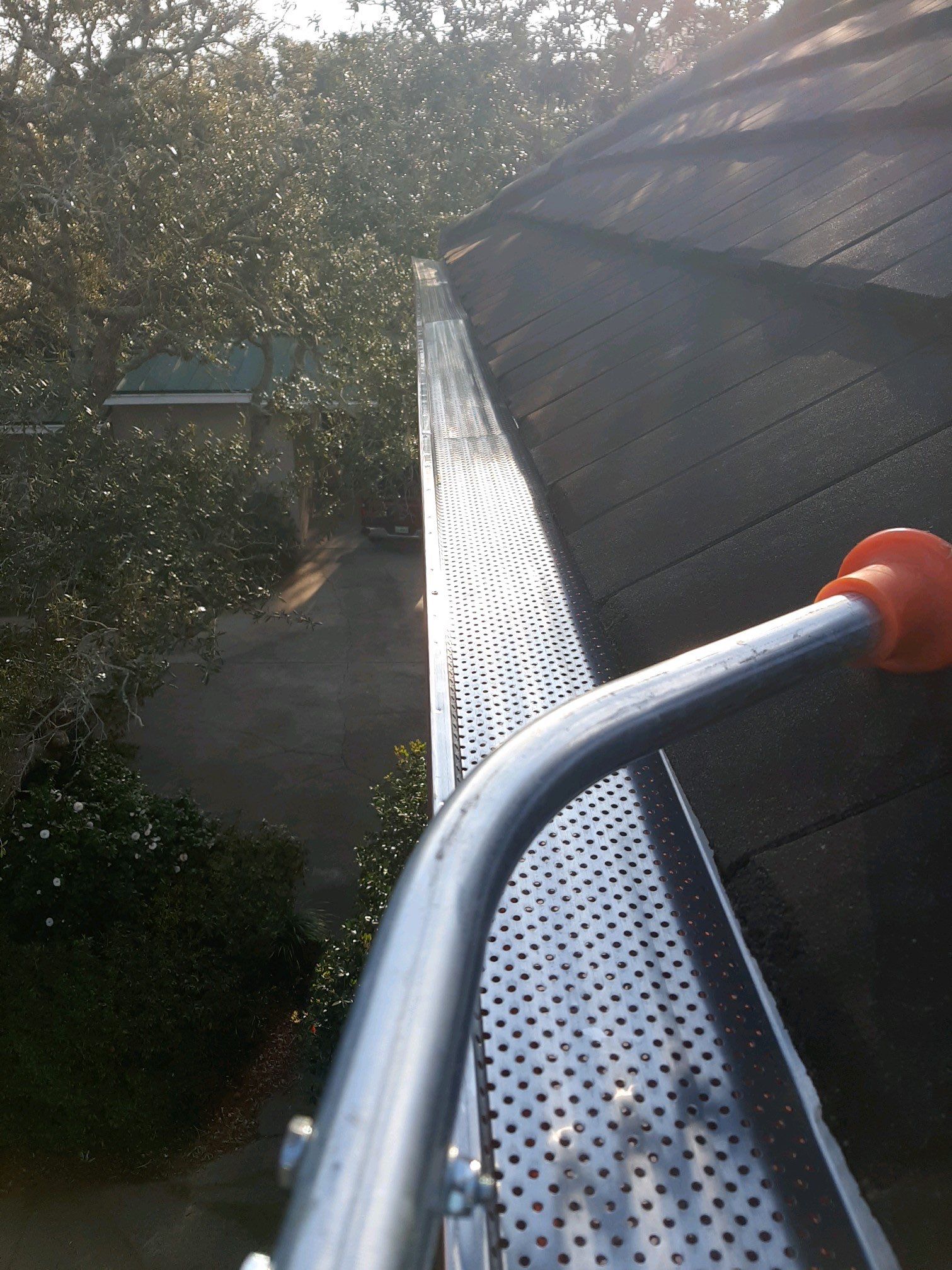 Seamless Gutter Installation Using Copper K- Style Gutters by Gutter Professors