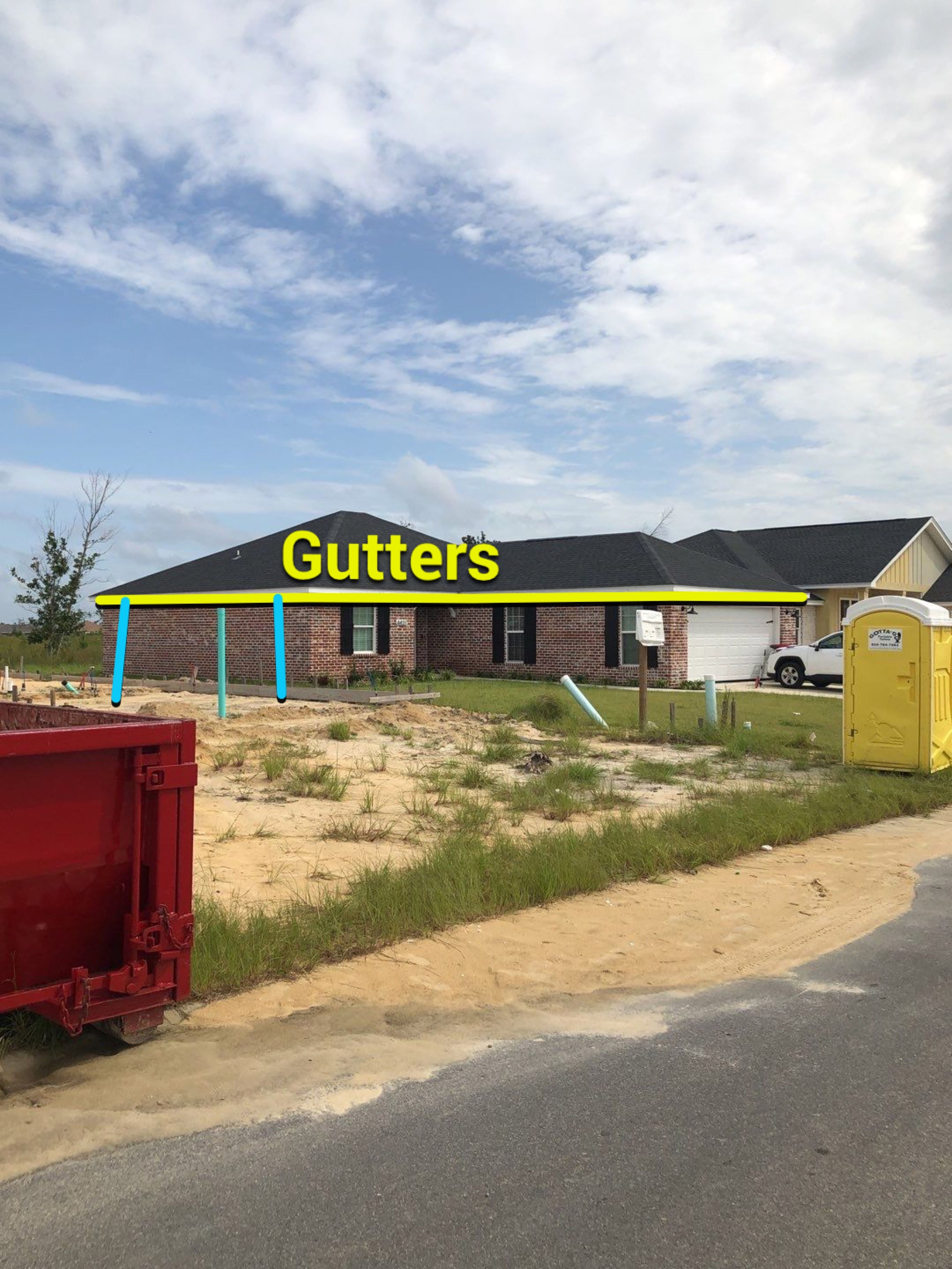 Gutter Installation using K-Style Seamless Gutters by Gutter Professors