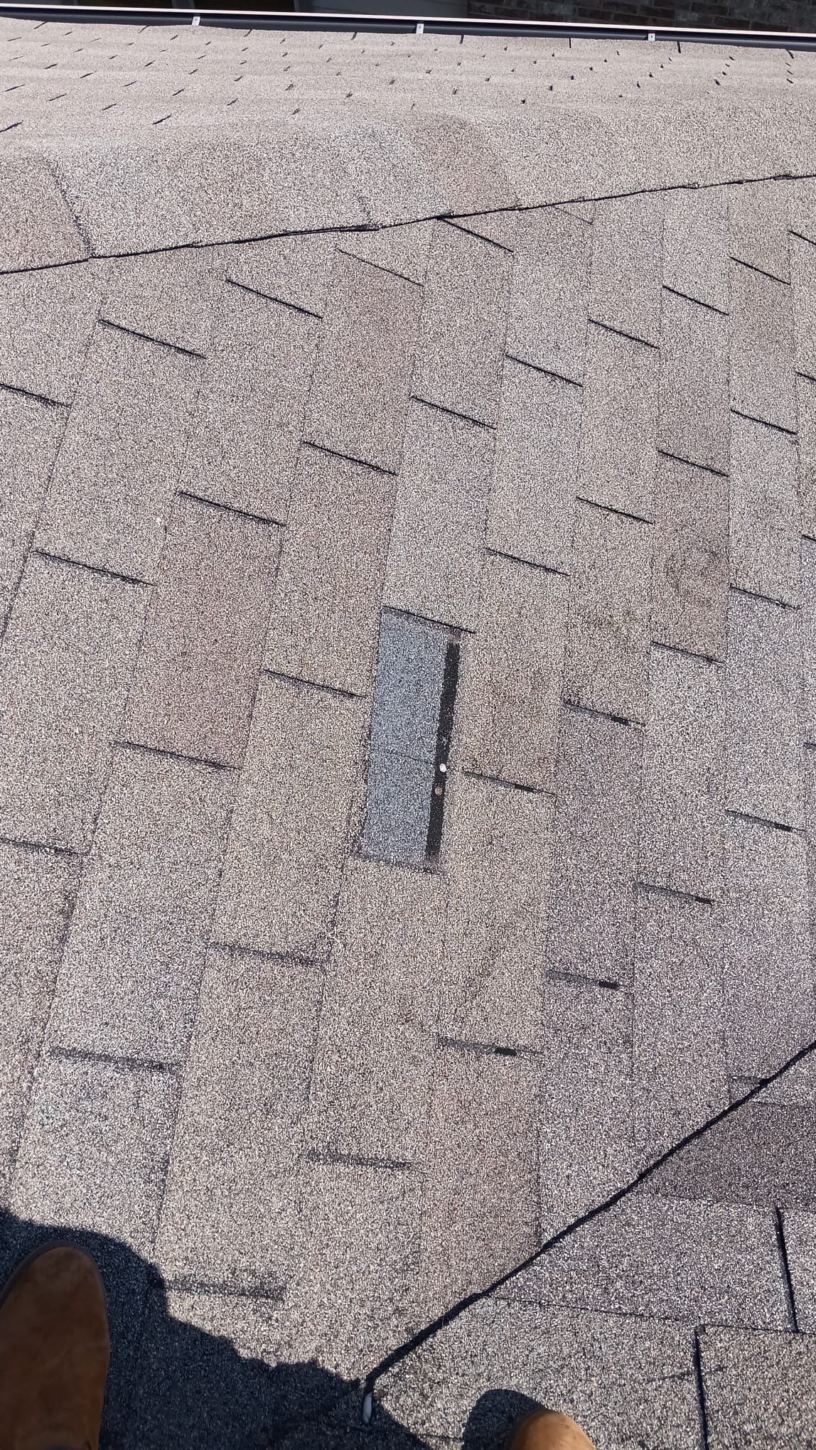 Hail Damage using Owen's Corning Duration (Lifetime) Shingles by Roof Repair Company