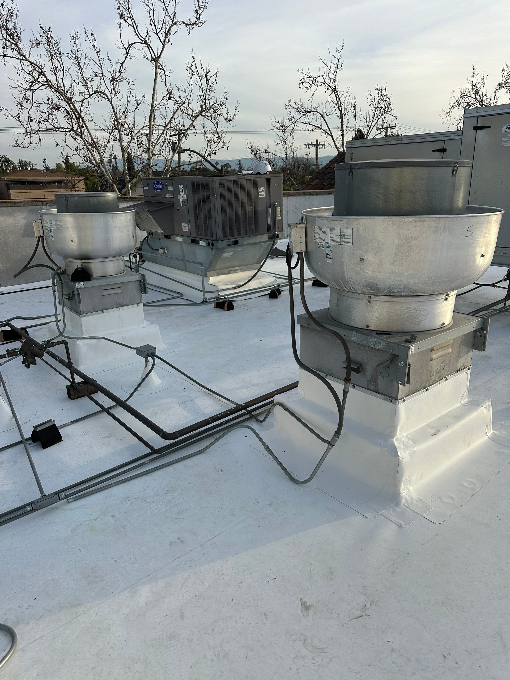 Project in Redwood City, CA by Sanchez Single Ply Roofing