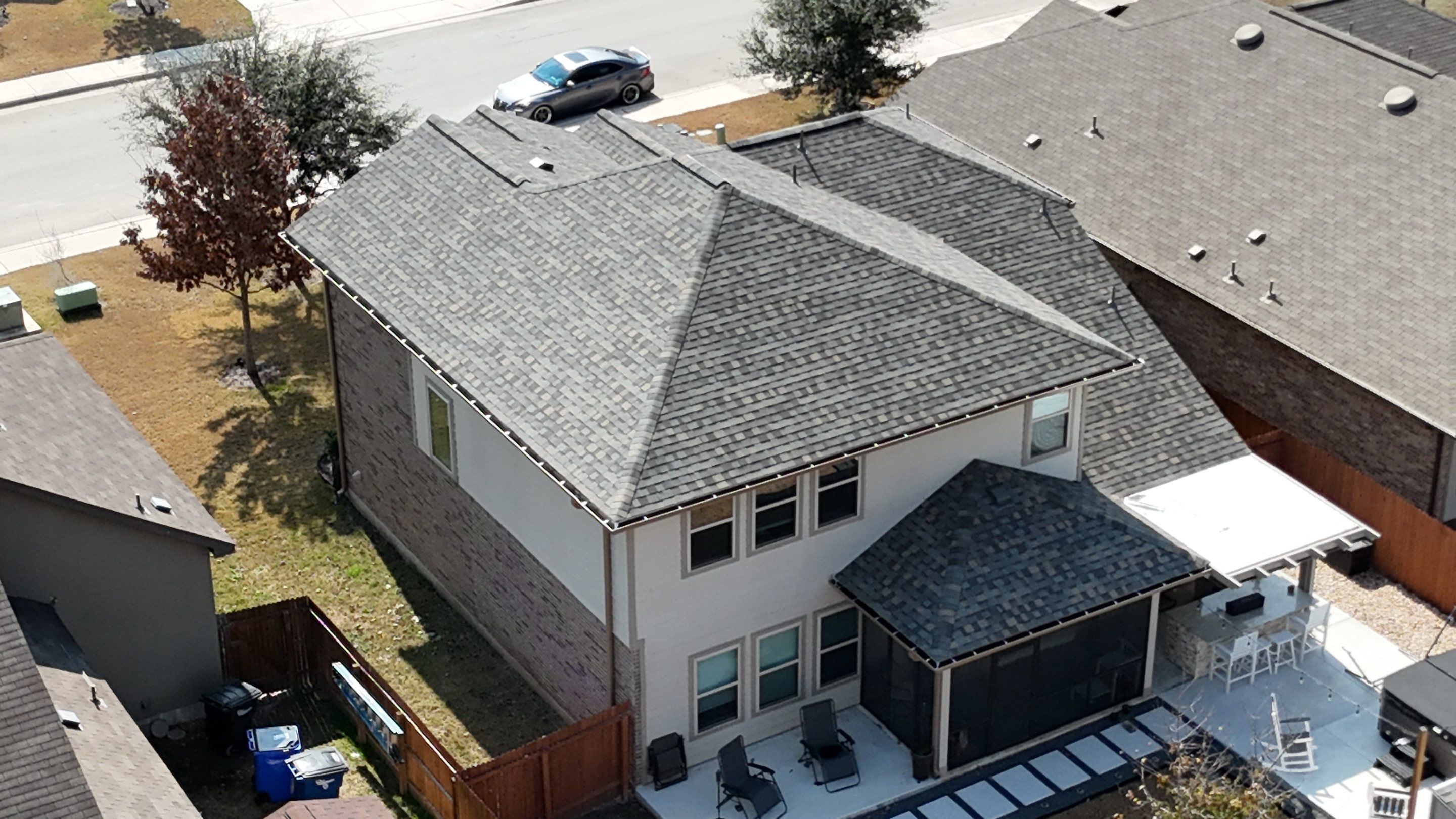 Residential Roofing Installation using IKO Dynasty Cornerstone WWD Class 3 Impact Resistant by Lightning Exteriors
