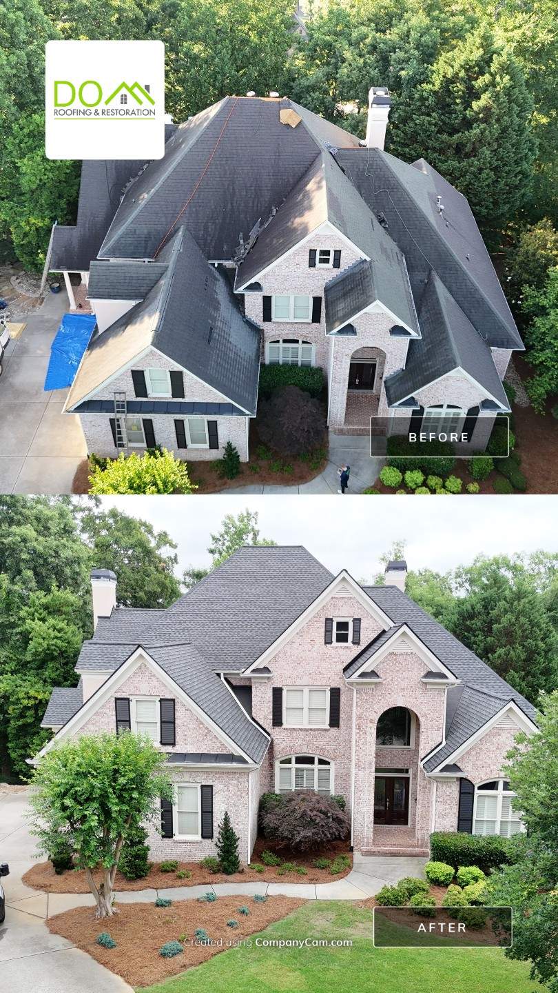  Binghurst Road  Suwanee Roof Replacement  by Dom Roofing & Restoration